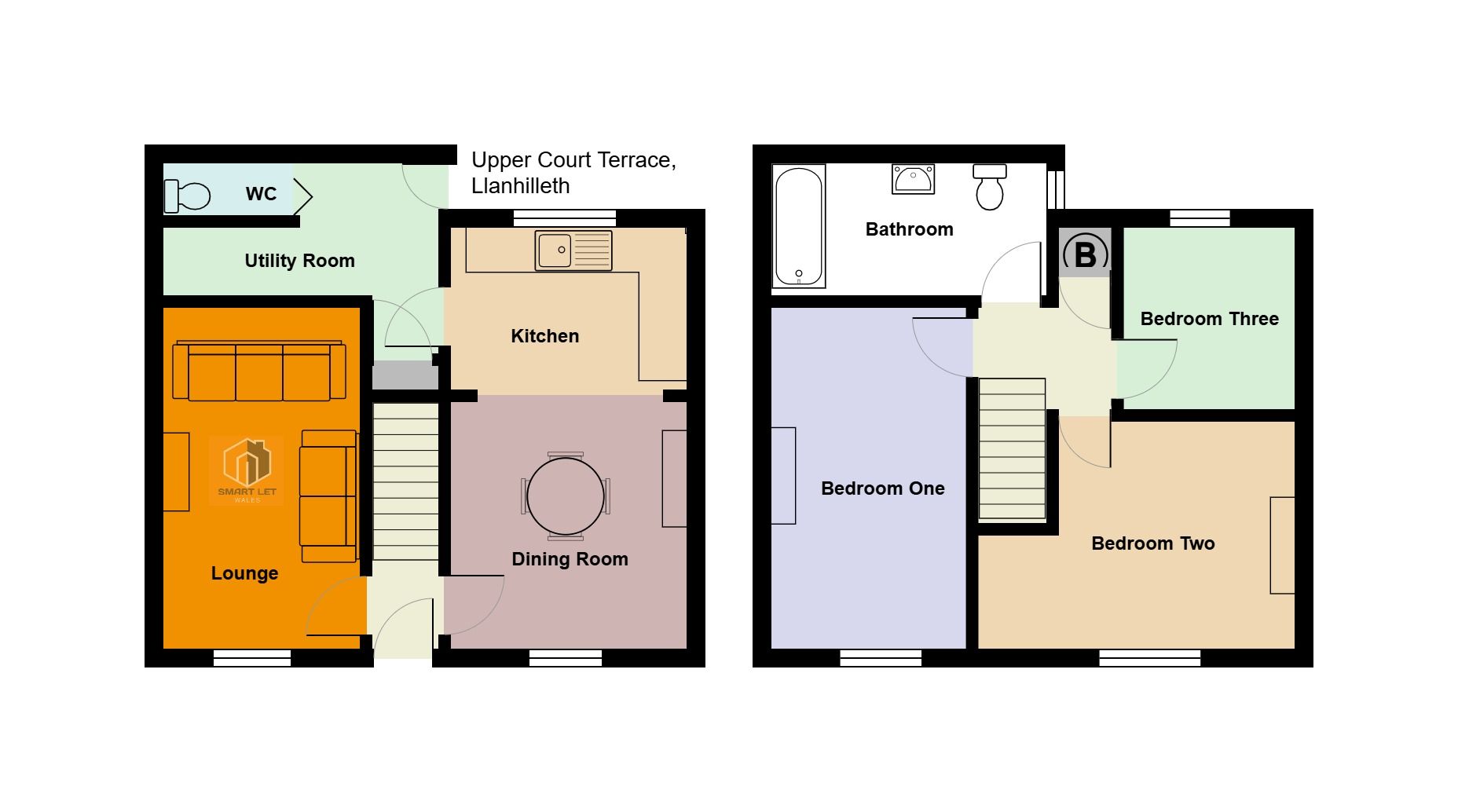 9 Upper Court Terrace, Abertillery floorplan