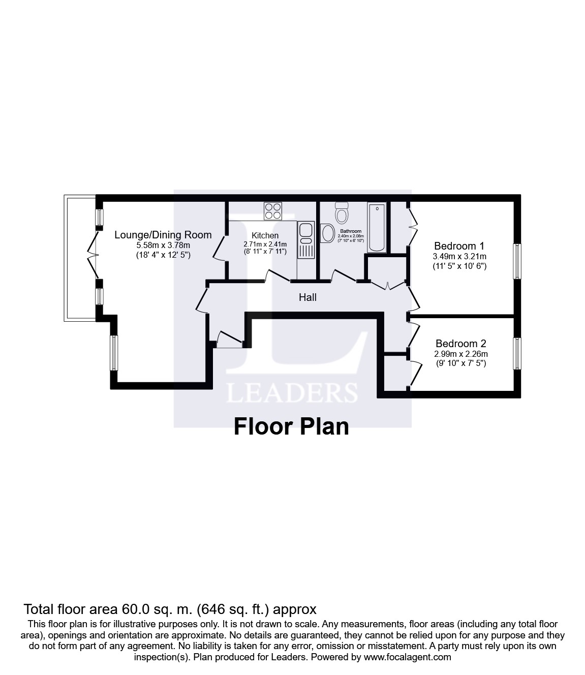 6, Chester House, Cheltenham floorplan
