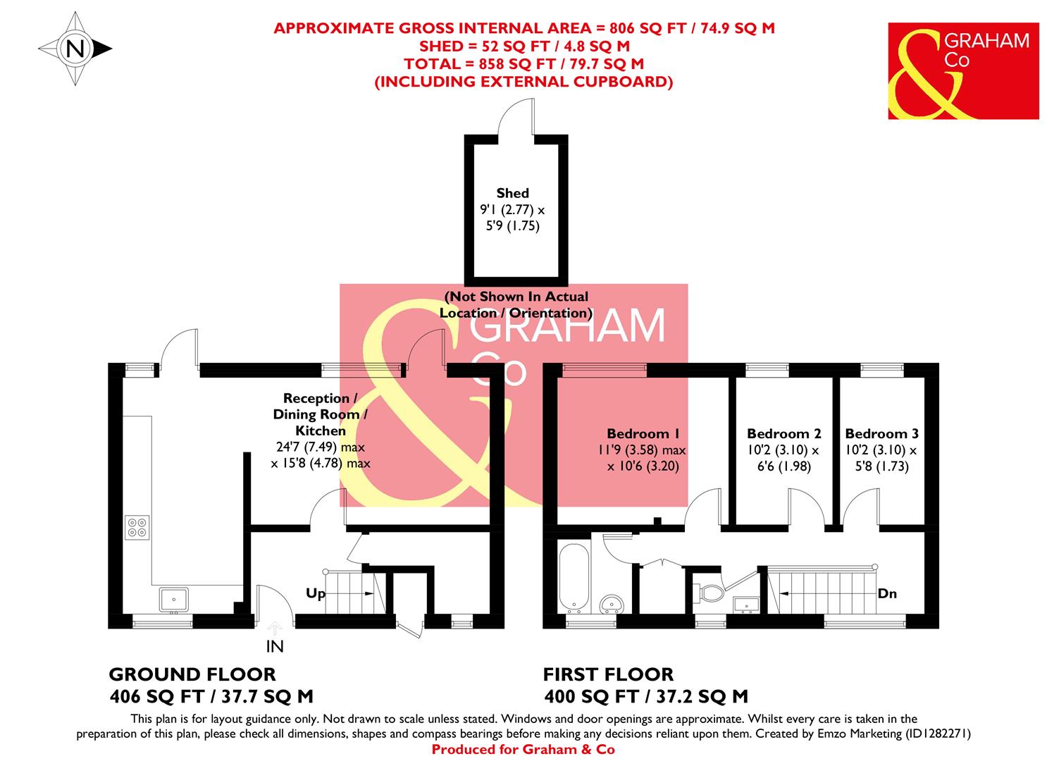11, Avon Court, Andover floorplan