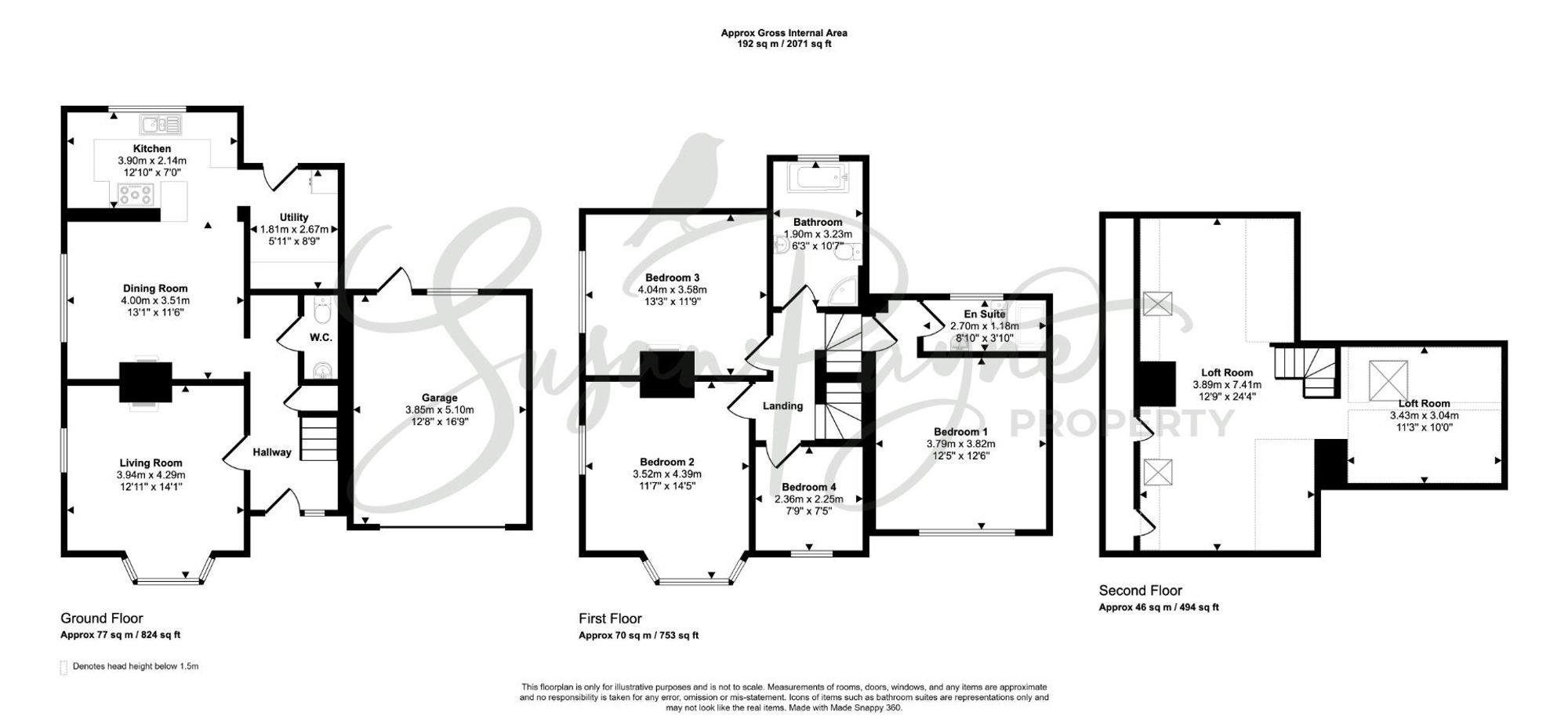 36, Station Road, St. Helens floorplan