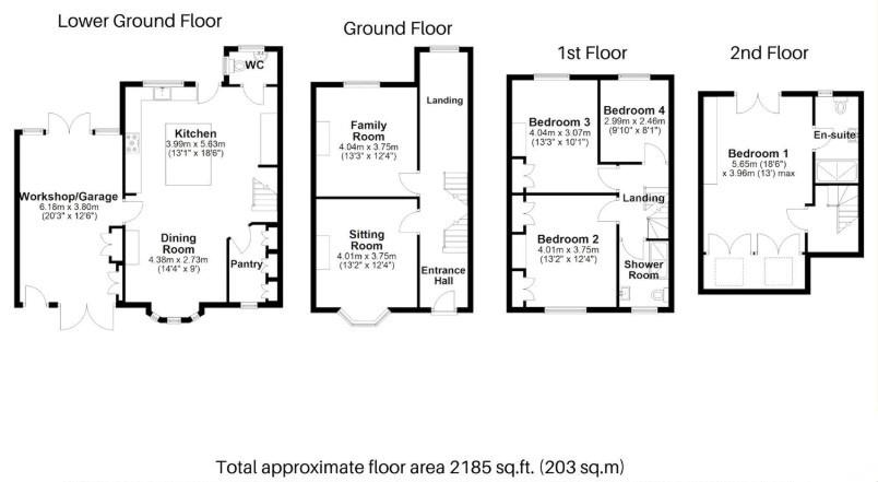 122, Hale Road, Altrincham floorplan