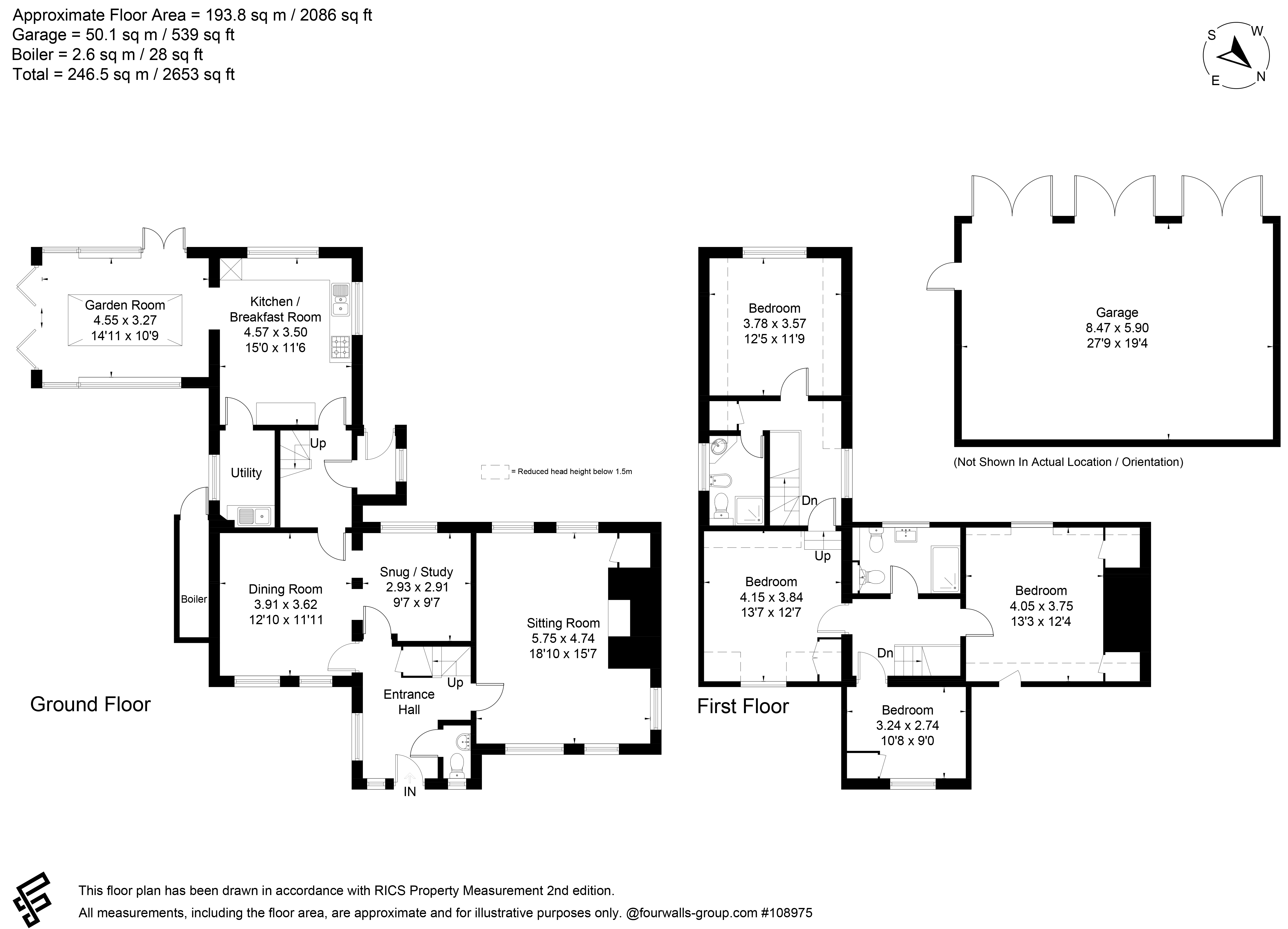 Woodmans Cottage,, Woodmans Cottage, Silchester floorplan