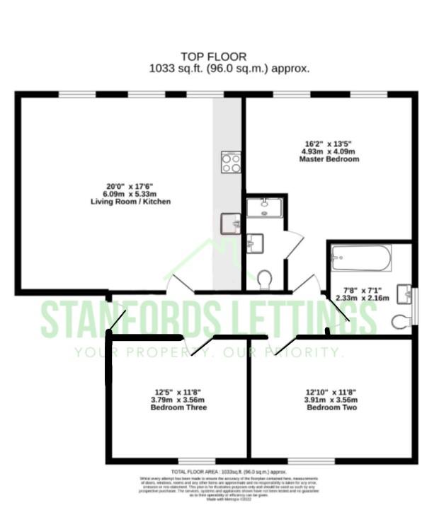 Flat 11, 7, Clarence Yard, Brighton floorplan