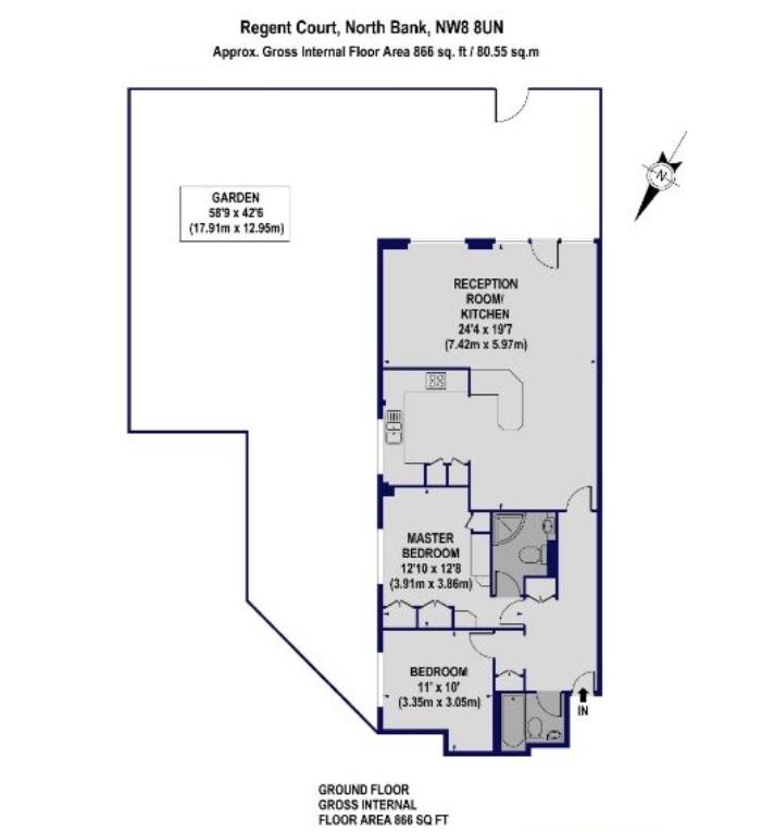 Regent Court, 55, Regent Court, St John's Wood floorplan