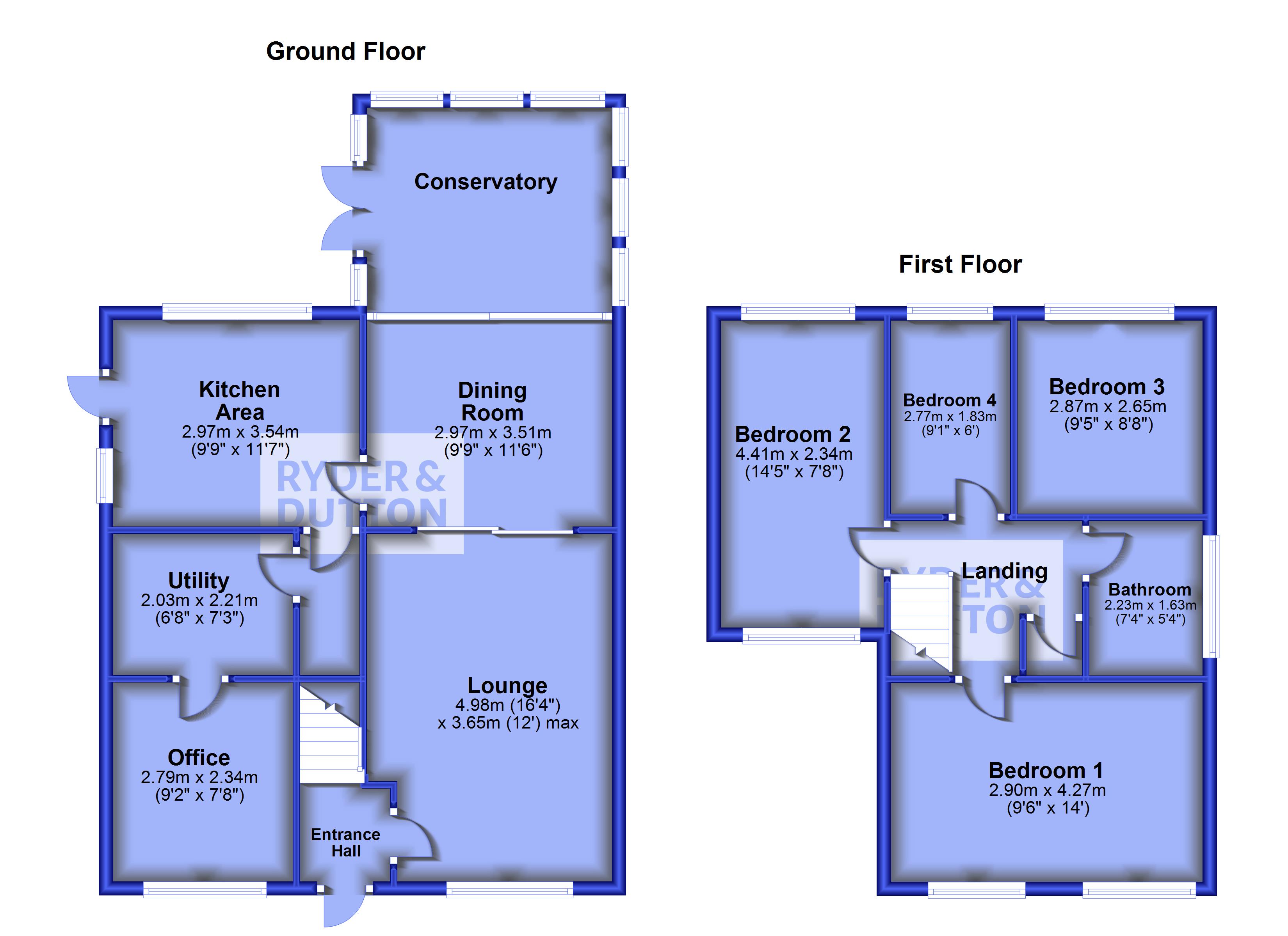 3, Causewood Close, Oldham floorplan