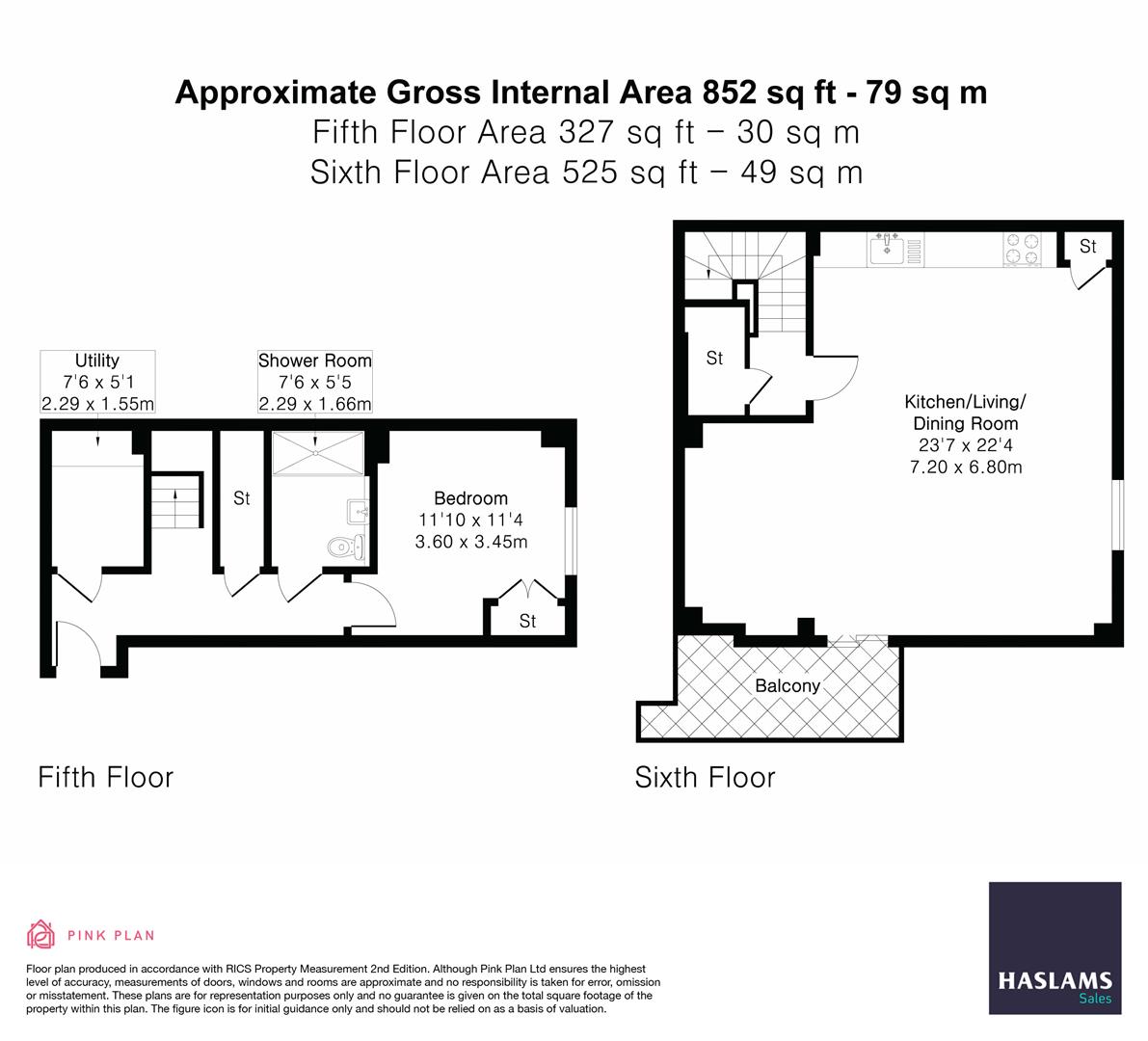 Flat 30, 23, Joseph Huntley Walk, Reading floorplan