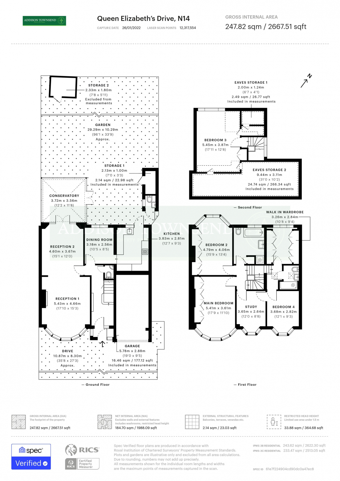 64 Queen Elizabeths Drive, Southgate floorplan