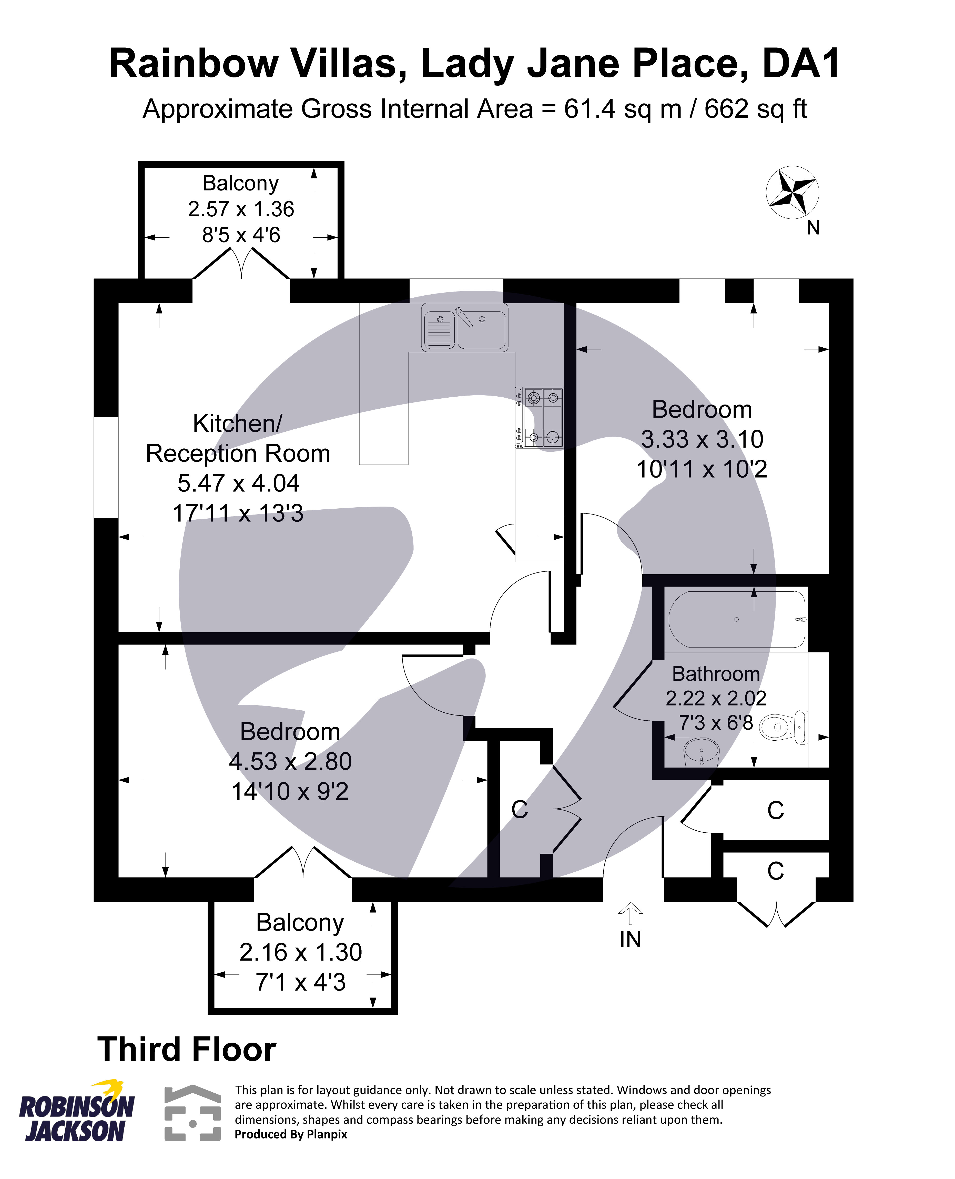10 Rainbow Villas,, Lady Jane Place, Kent floorplan
