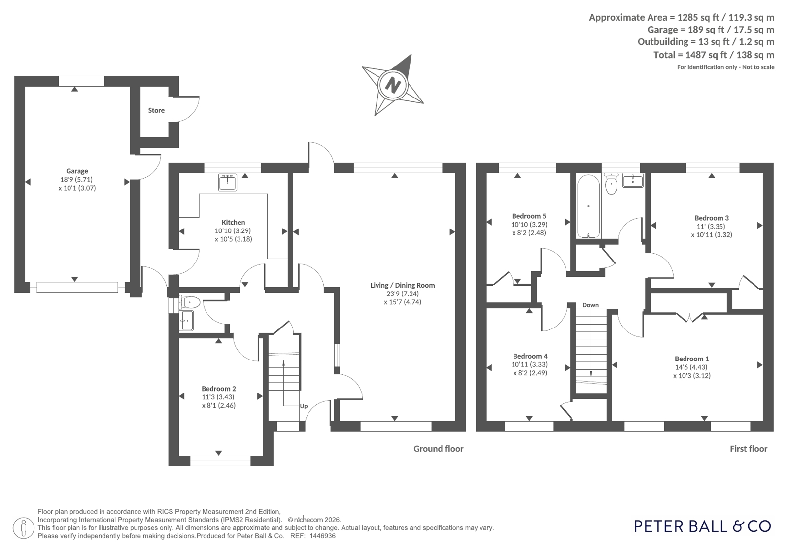 9, Reaburn Close, Cheltenham floorplan
