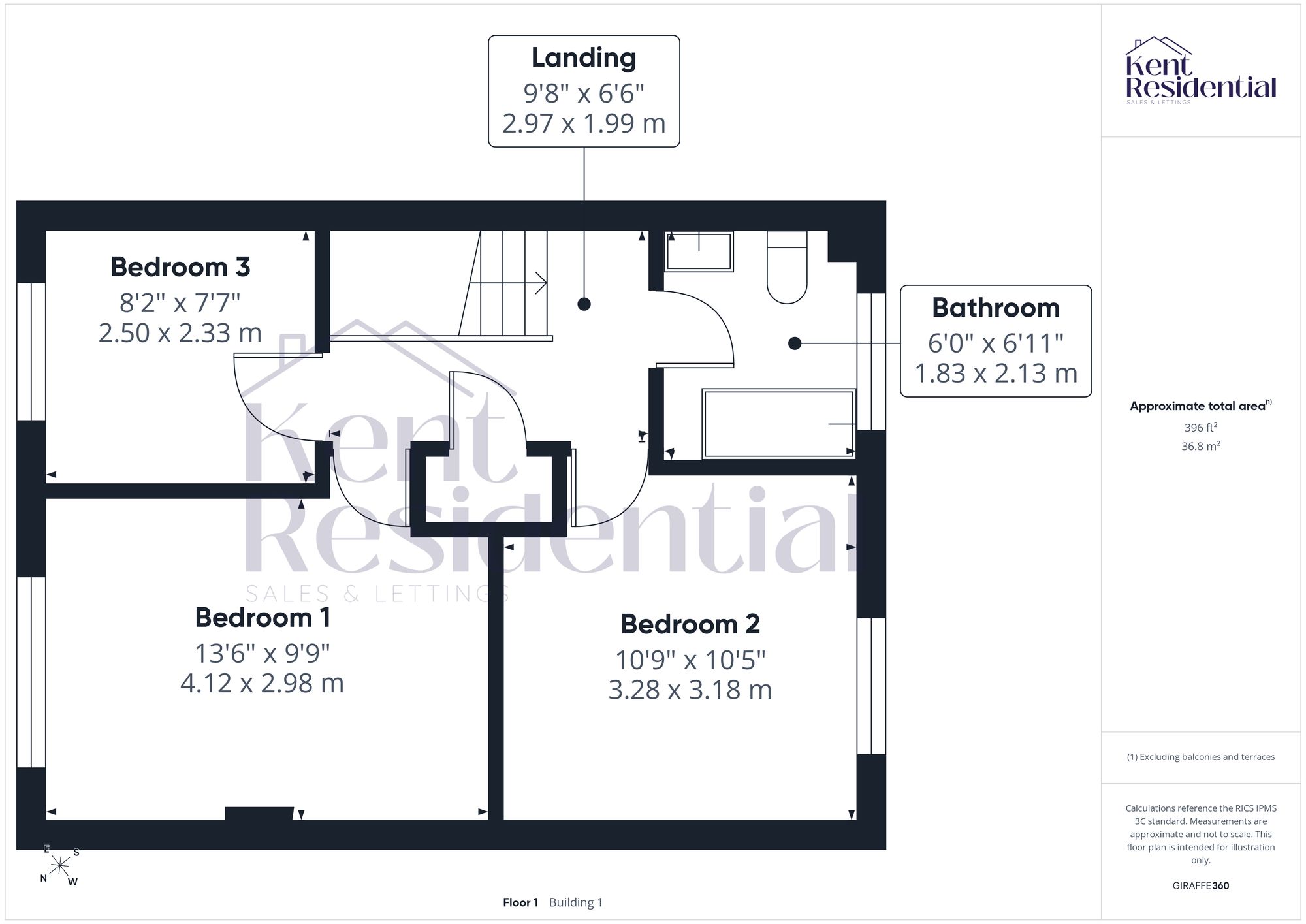5 Cowdrey Close, Rochester floorplan