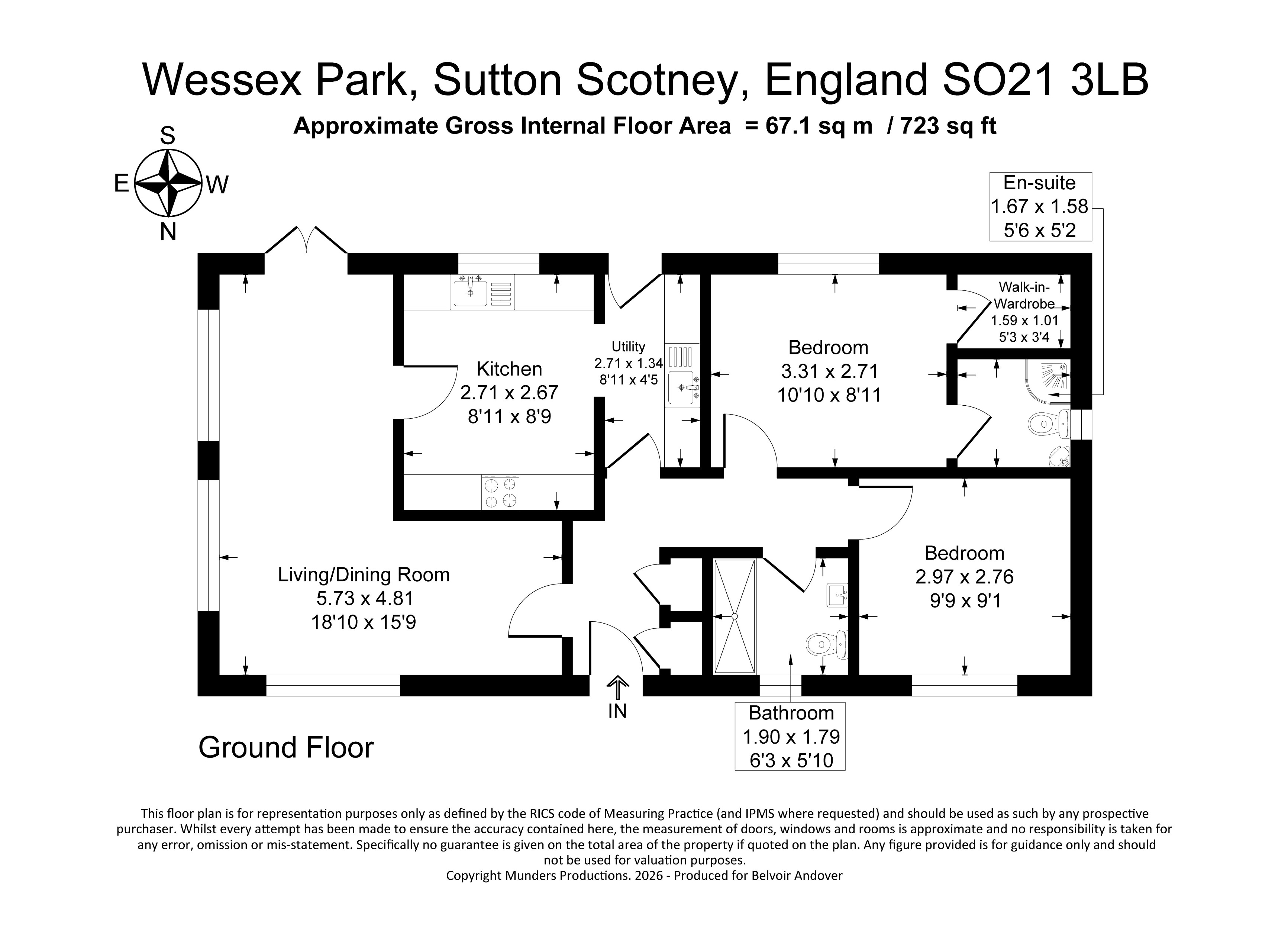 22, Wessex Park Bullington Lane, Winchester floorplan