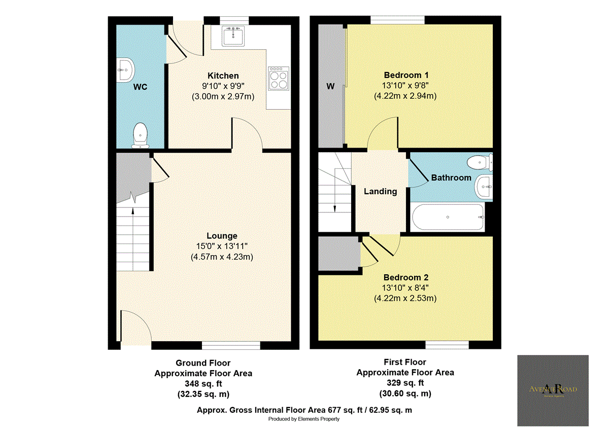 9 Bullfinch Way, Edinburgh floorplan