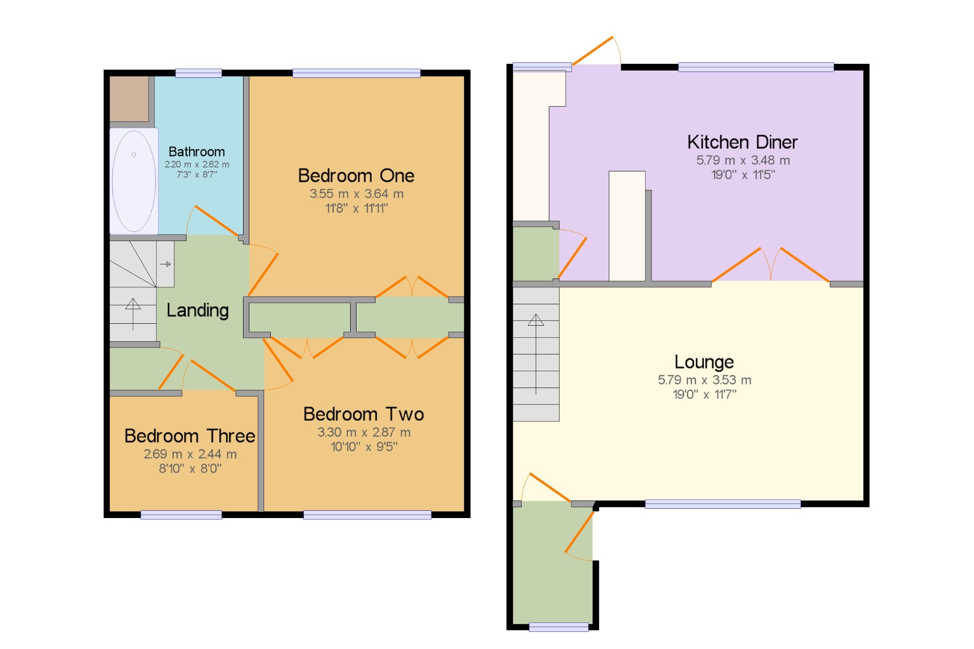 3 Bedrooms Terraced house for sale in Tenterden Drive, Canterbury, Kent, U.K CT2