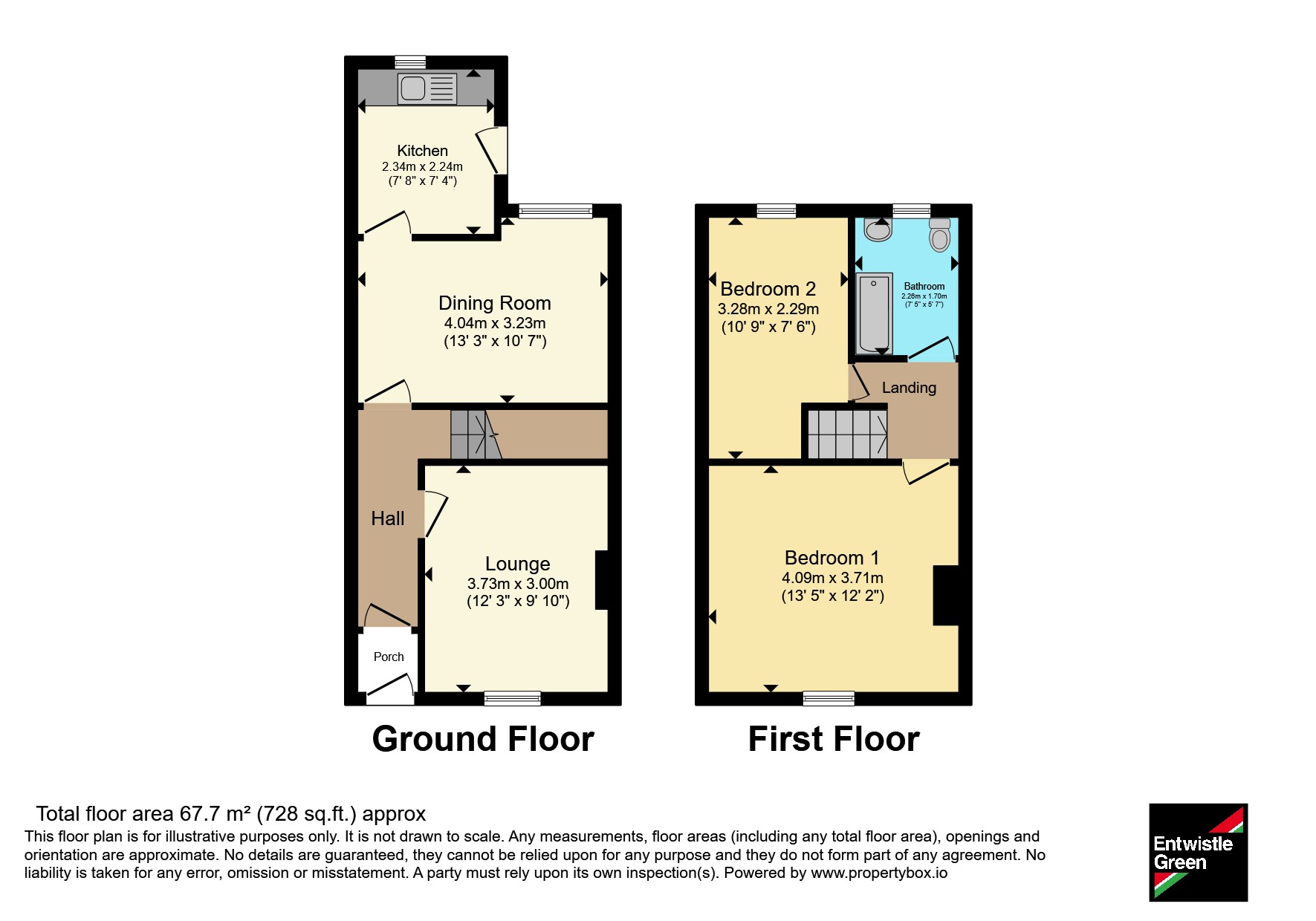7, Bromley Street, Blackburn floorplan
