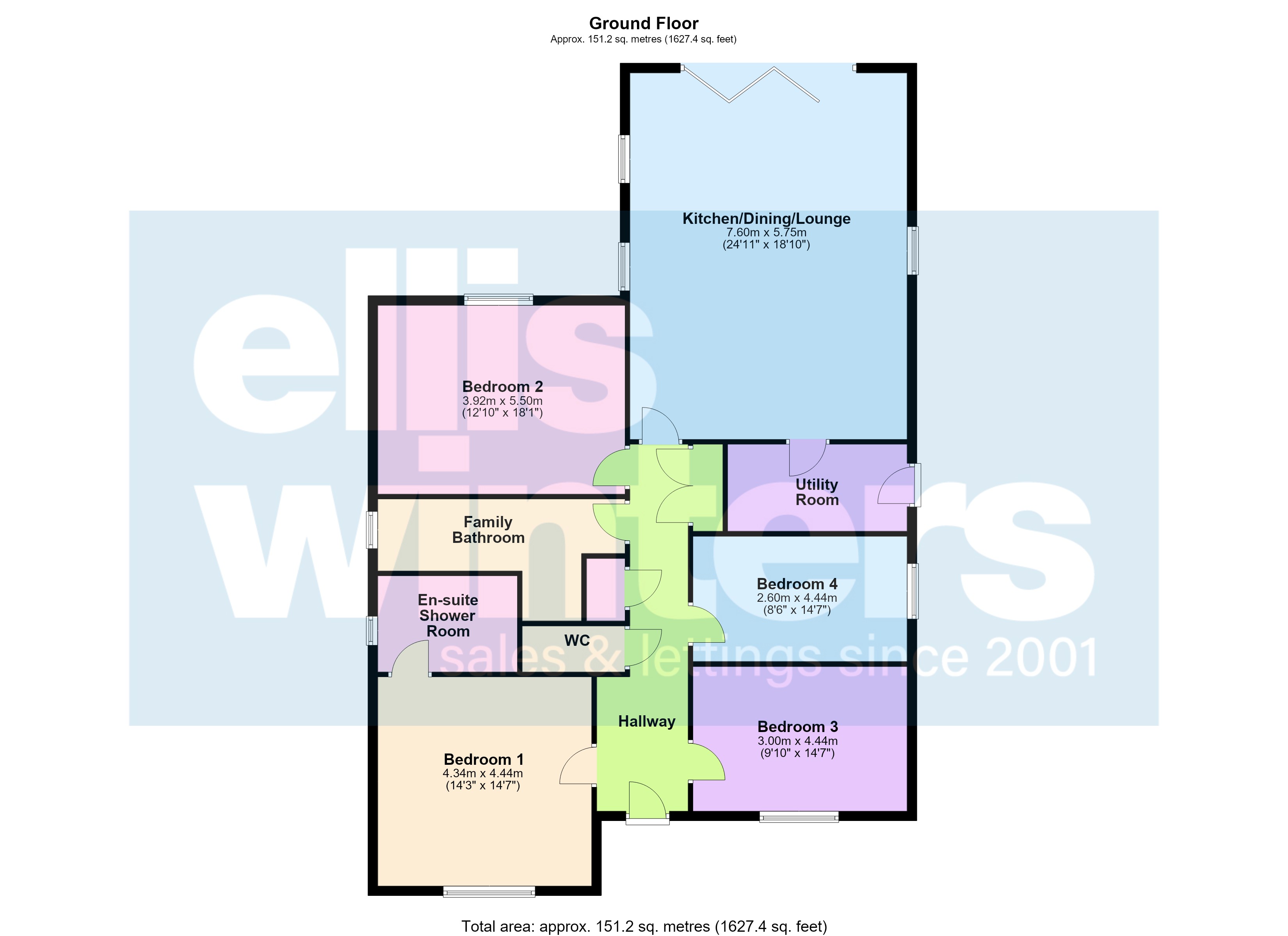 4, Olive Close, March floorplan