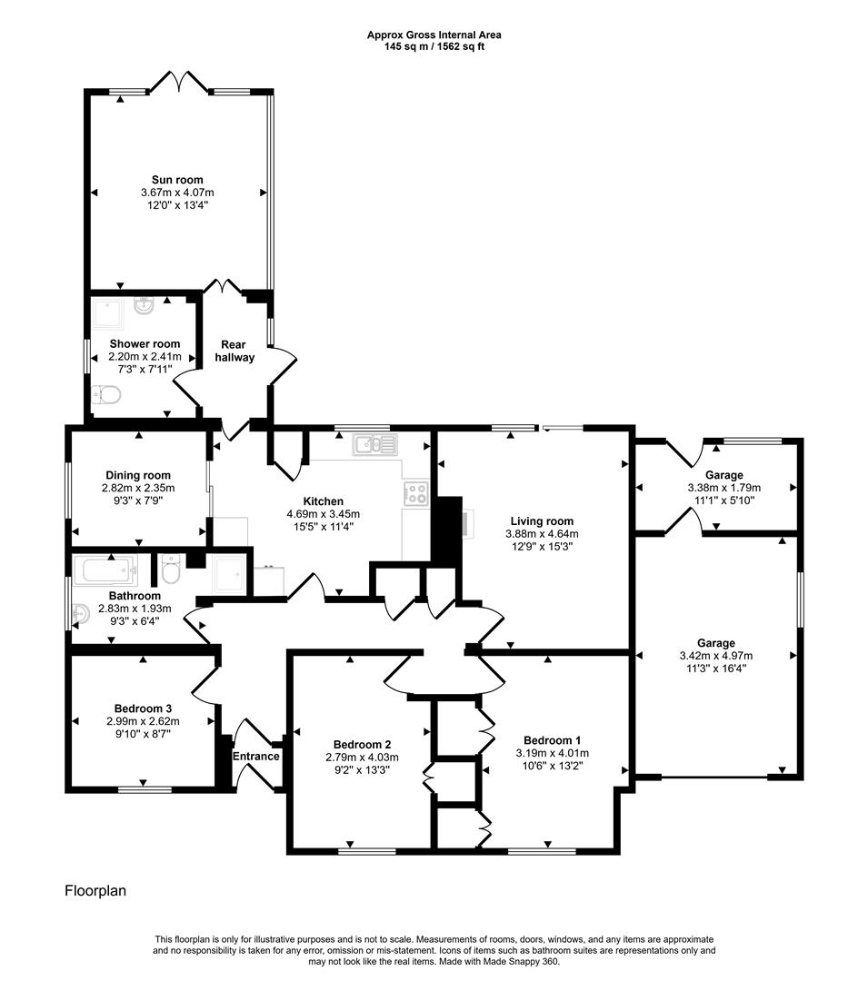 Bryn Rhedyn, Lower St. Mary Street, Newport floorplan