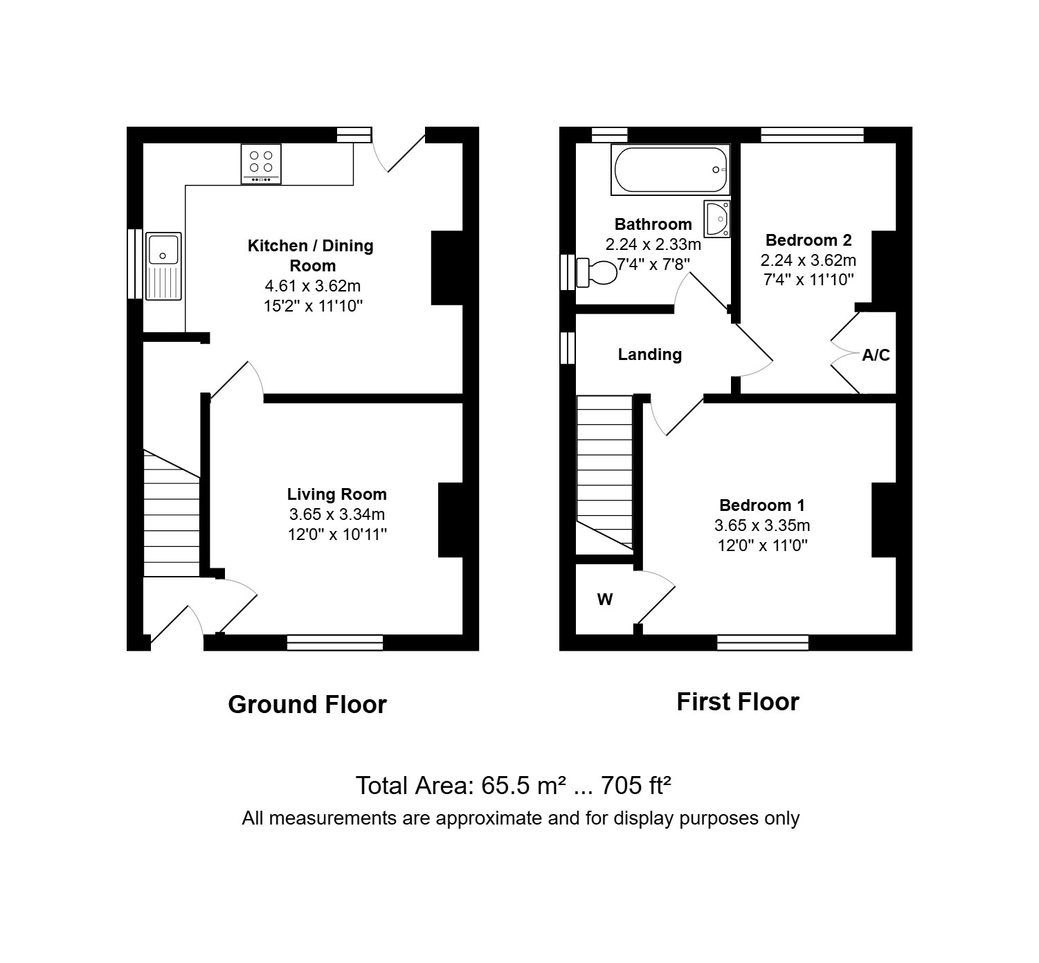 4, West End, Dereham floorplan