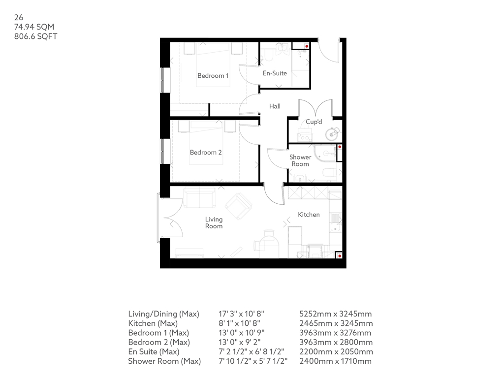 Hollywood Avenue, Gosforth, Newcastle Upon Tyne NE3, 2 bedroom property