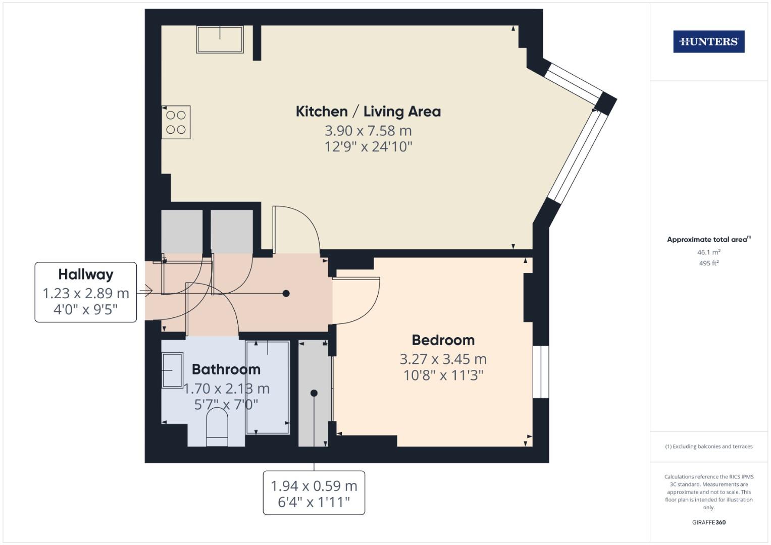 18, Colbalt Quarter, Maritime Walk, Southampton floorplan