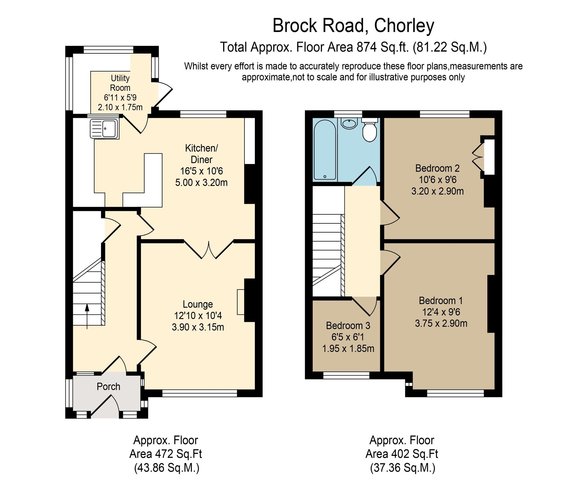 39 Brock Road, Chorley floorplan