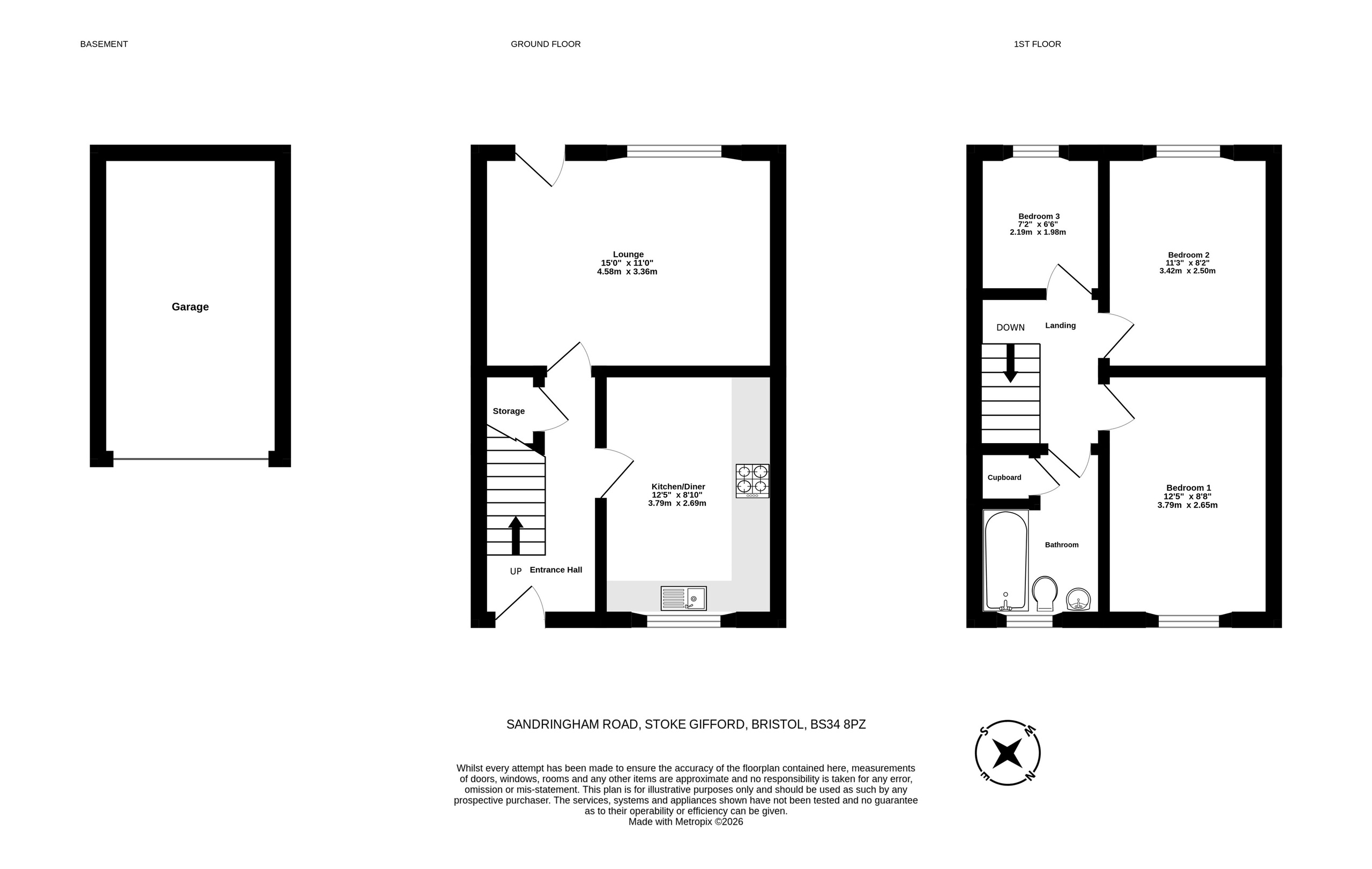 57 Sandringham Road, Bristol floorplan