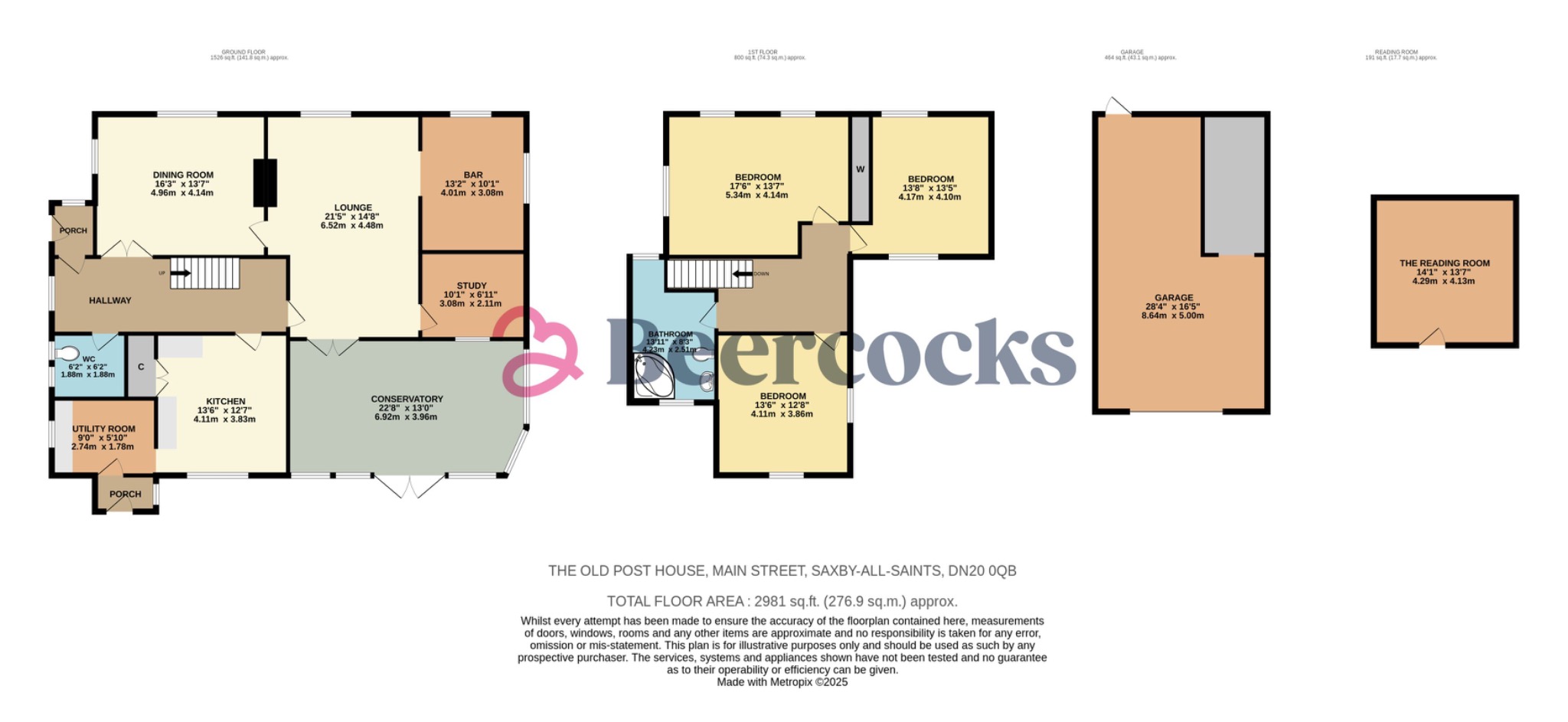 The Old Post House, 52 Main Street, Brigg floorplan