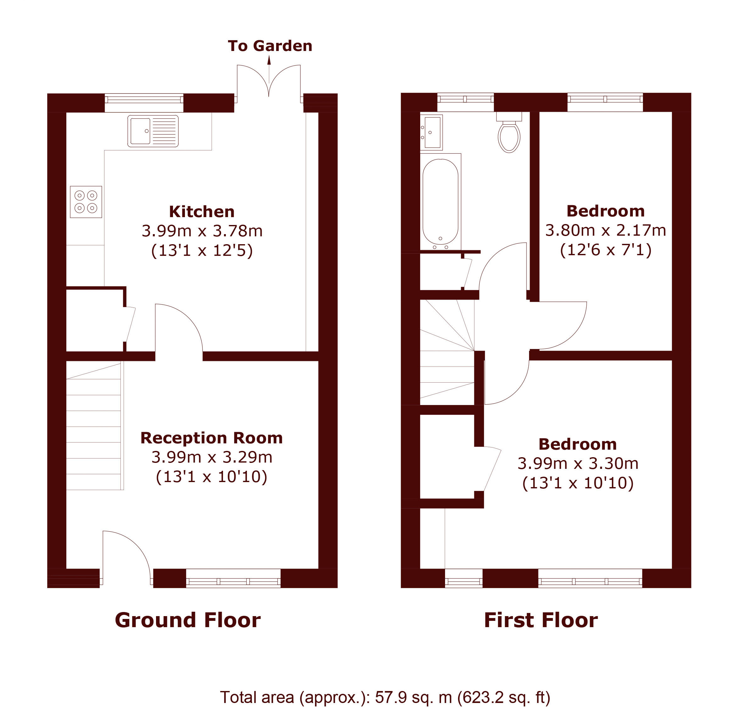10, Beverley Court, London floorplan