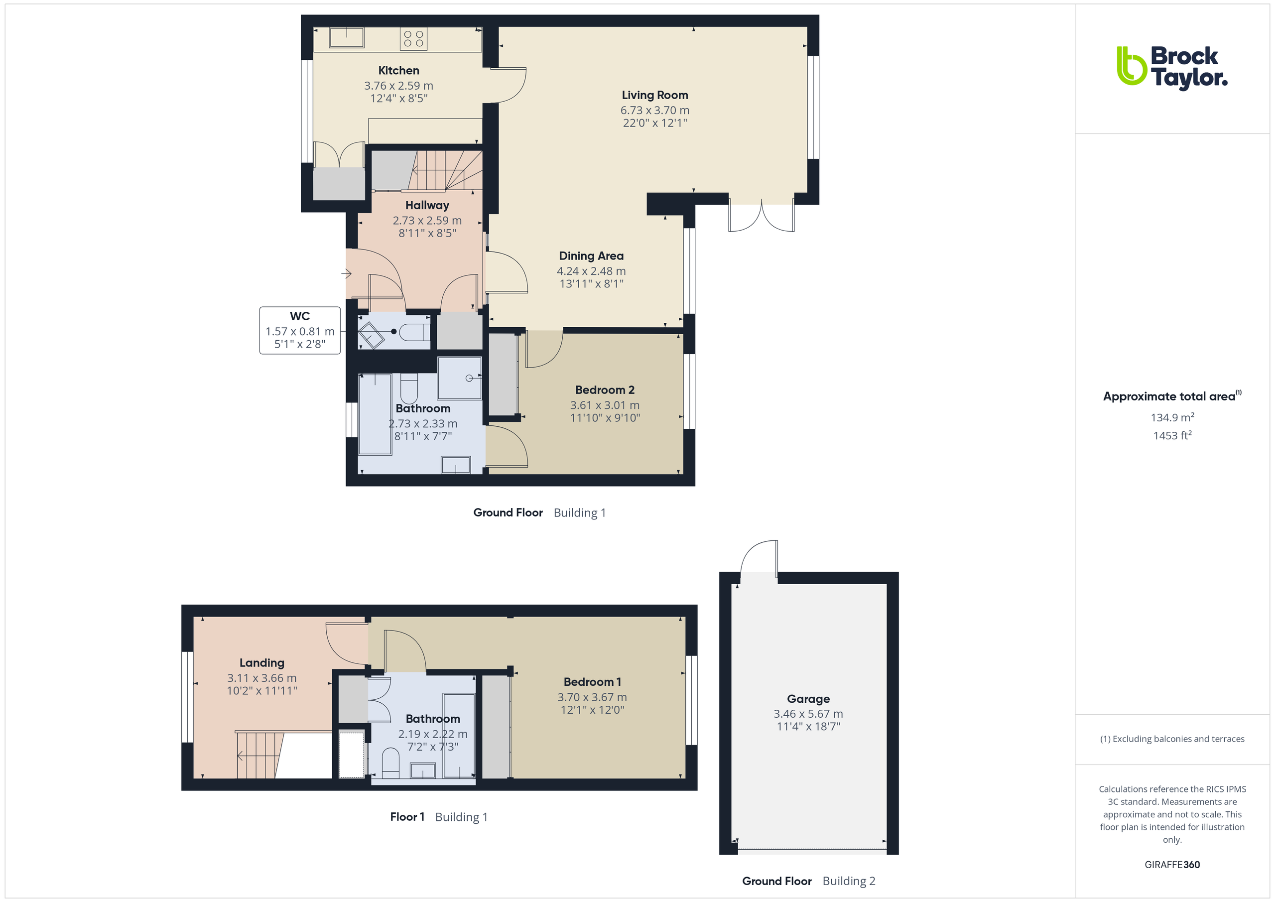 99 Bluecoat Pond, Horsham floorplan