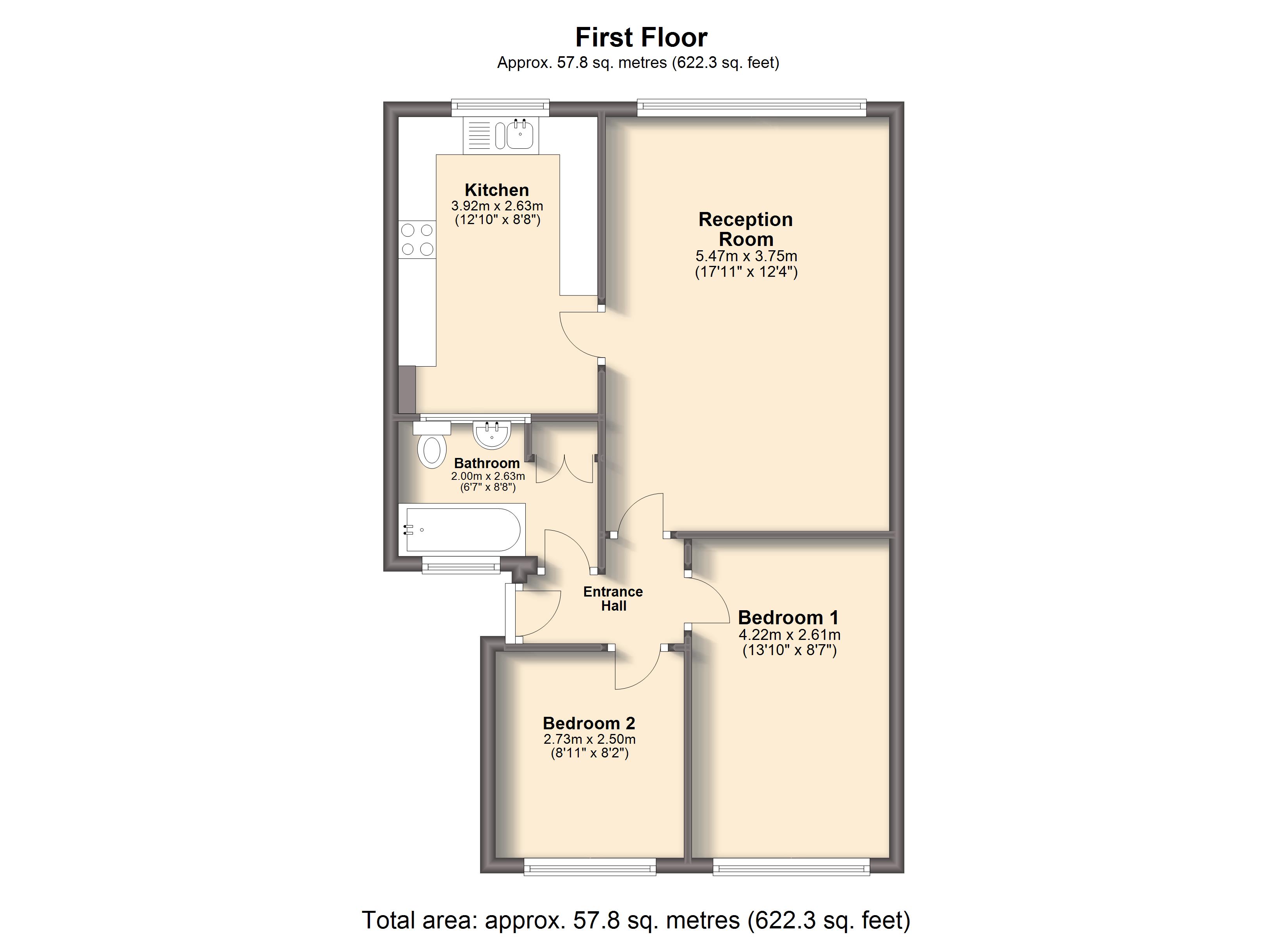 1 Bedrooms Flat to rent in Hunter Court, Hunter House Road, Sheffield S11