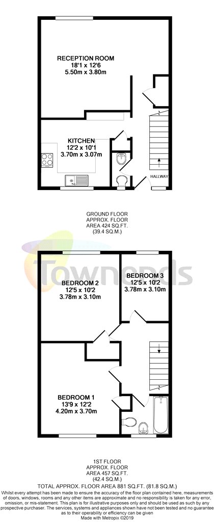 3 Bedrooms Flat to rent in Evenwood Close, London SW15