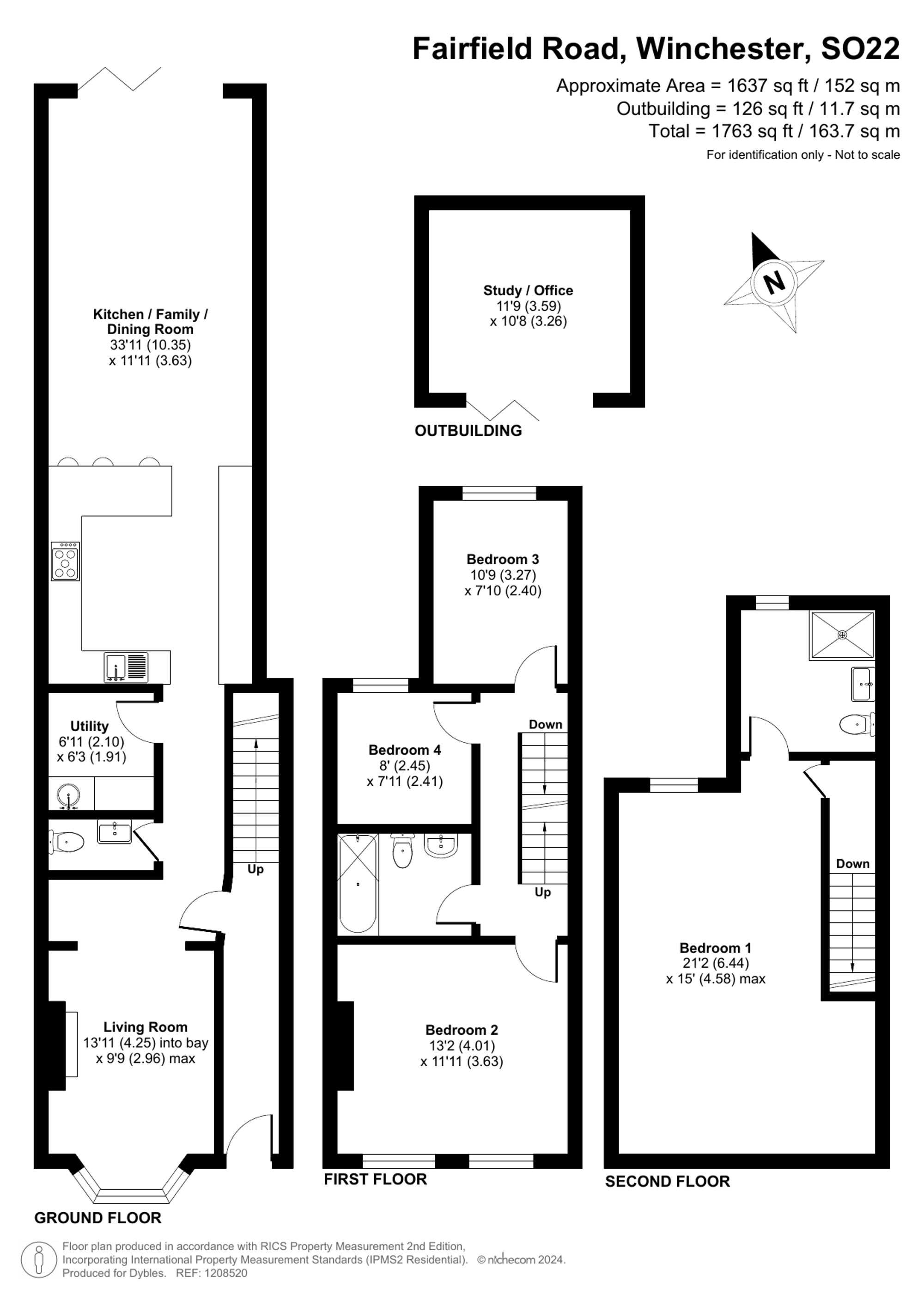 24 Fairfield Road, Winchester floorplan