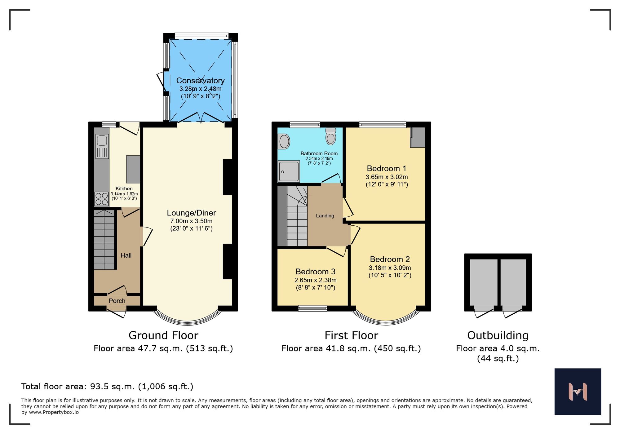 14 Balmoral Drive, Leicester floorplan