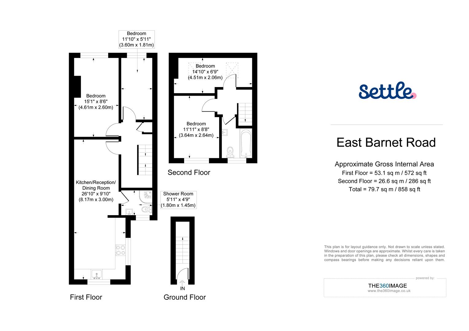129a, East Barnet Road, Barnet floorplan