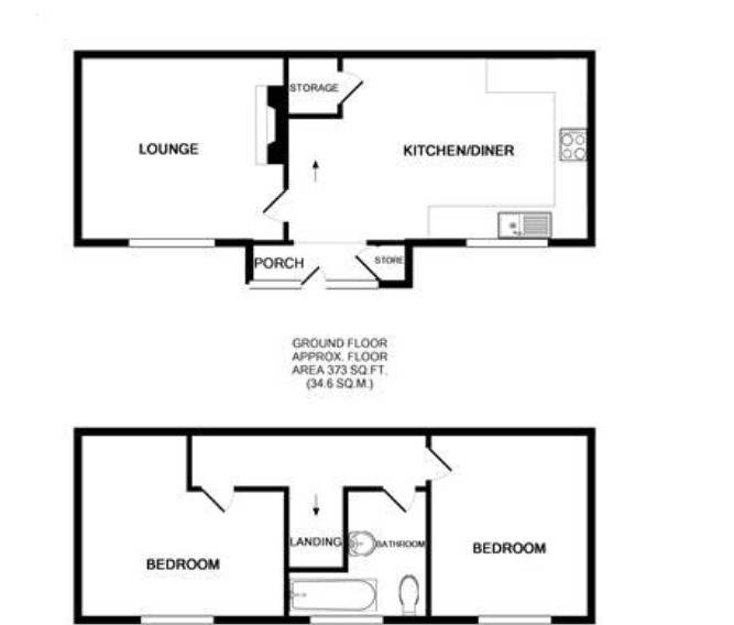 Main Street, Calverton, Nottingham NG14, 2 bedroom semidetached house
