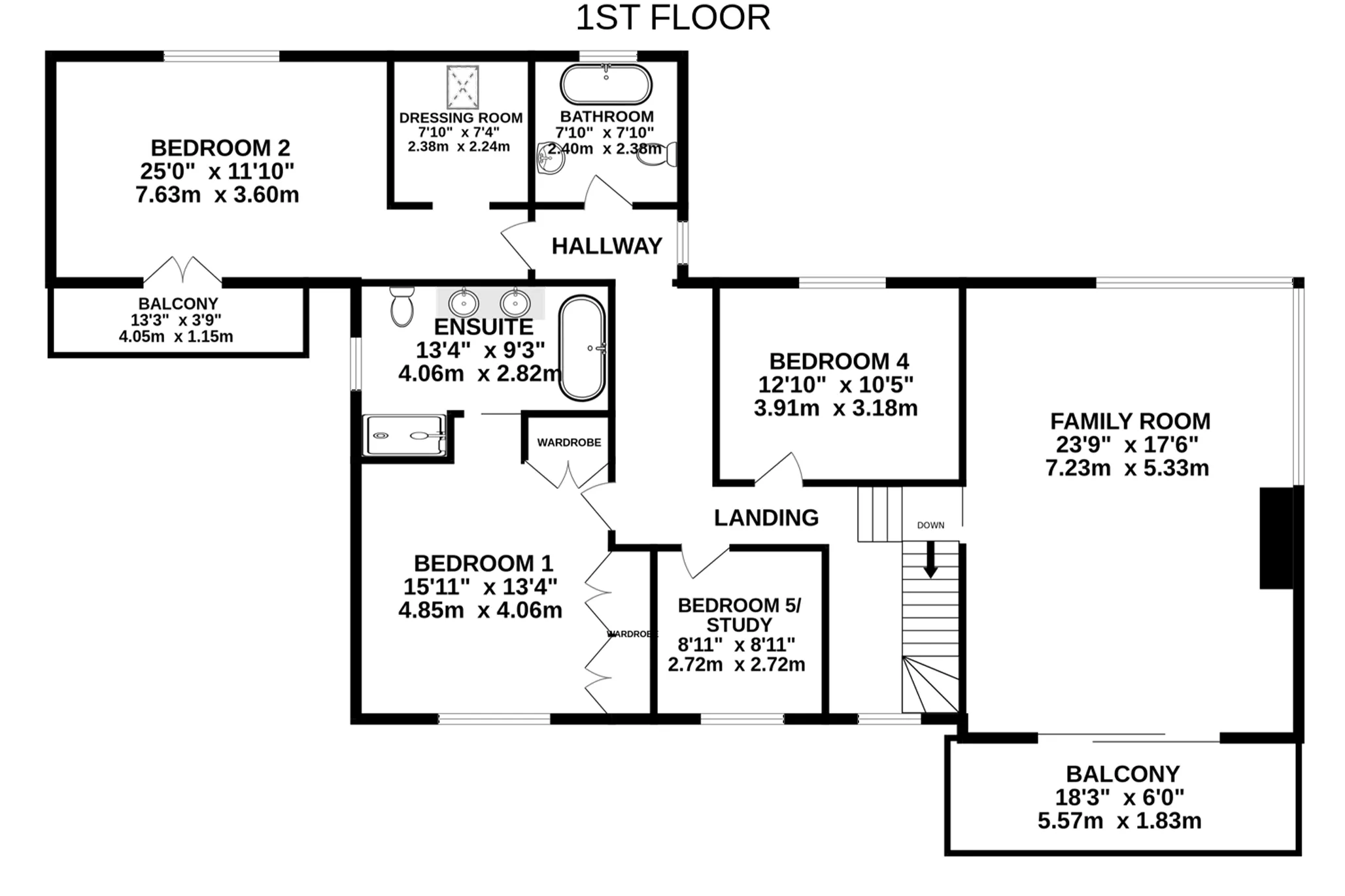 21, Manor Park, Onchan floorplan