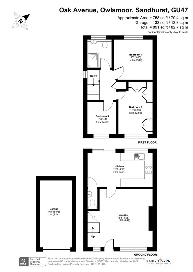 87, Oak Avenue, Owlsmoor, Sandhurst floorplan