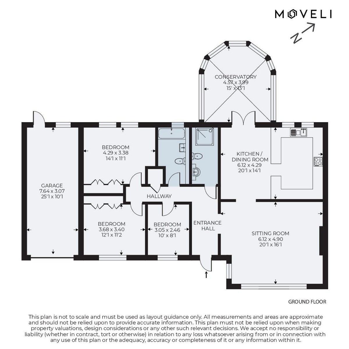 47, Woodcote Park Avenue, Purley floorplan
