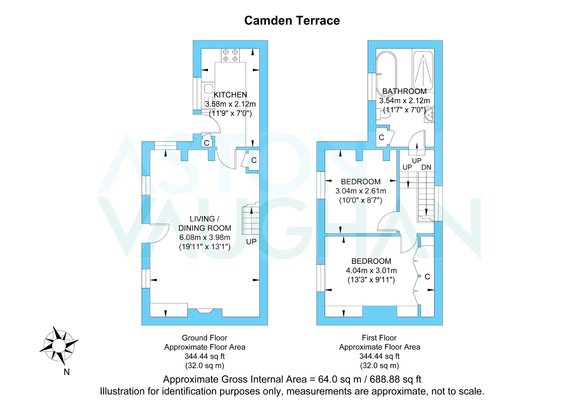 10 Camden Terrace, Brighton, East Sussex floorplan