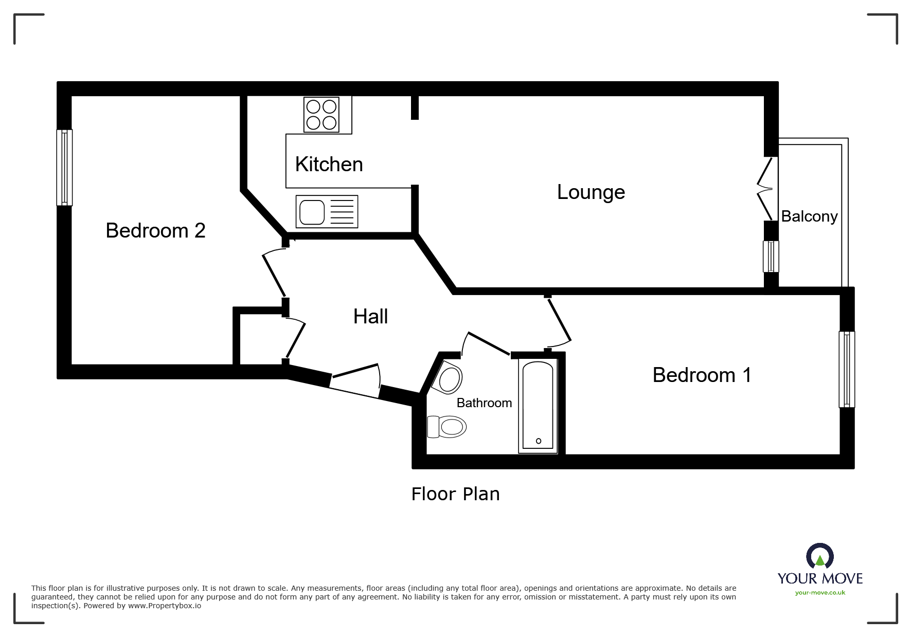 Flat 16, Francis Court,, Macarthur Close, Erith floorplan