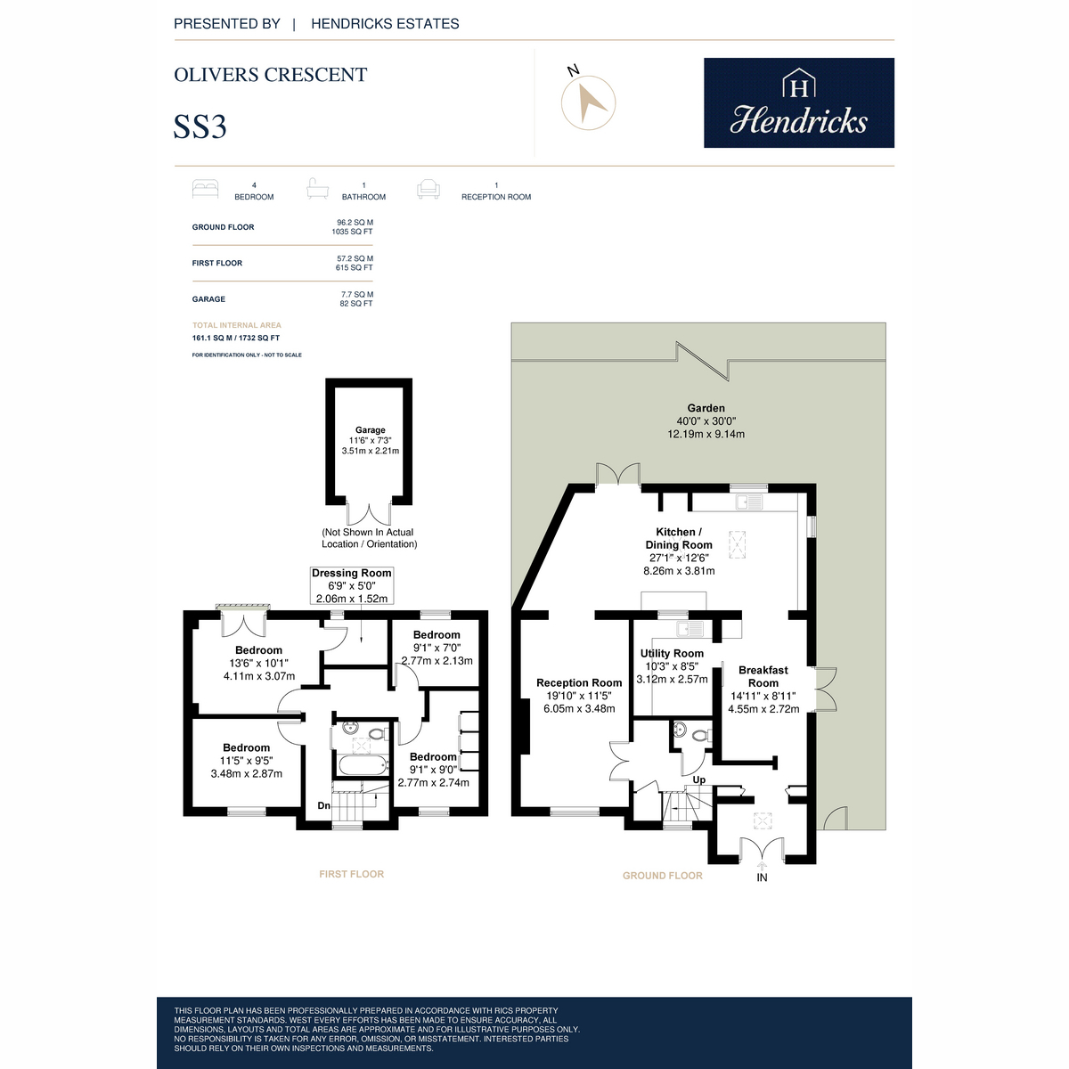 14, Olivers Crescent, Southend-on-sea floorplan