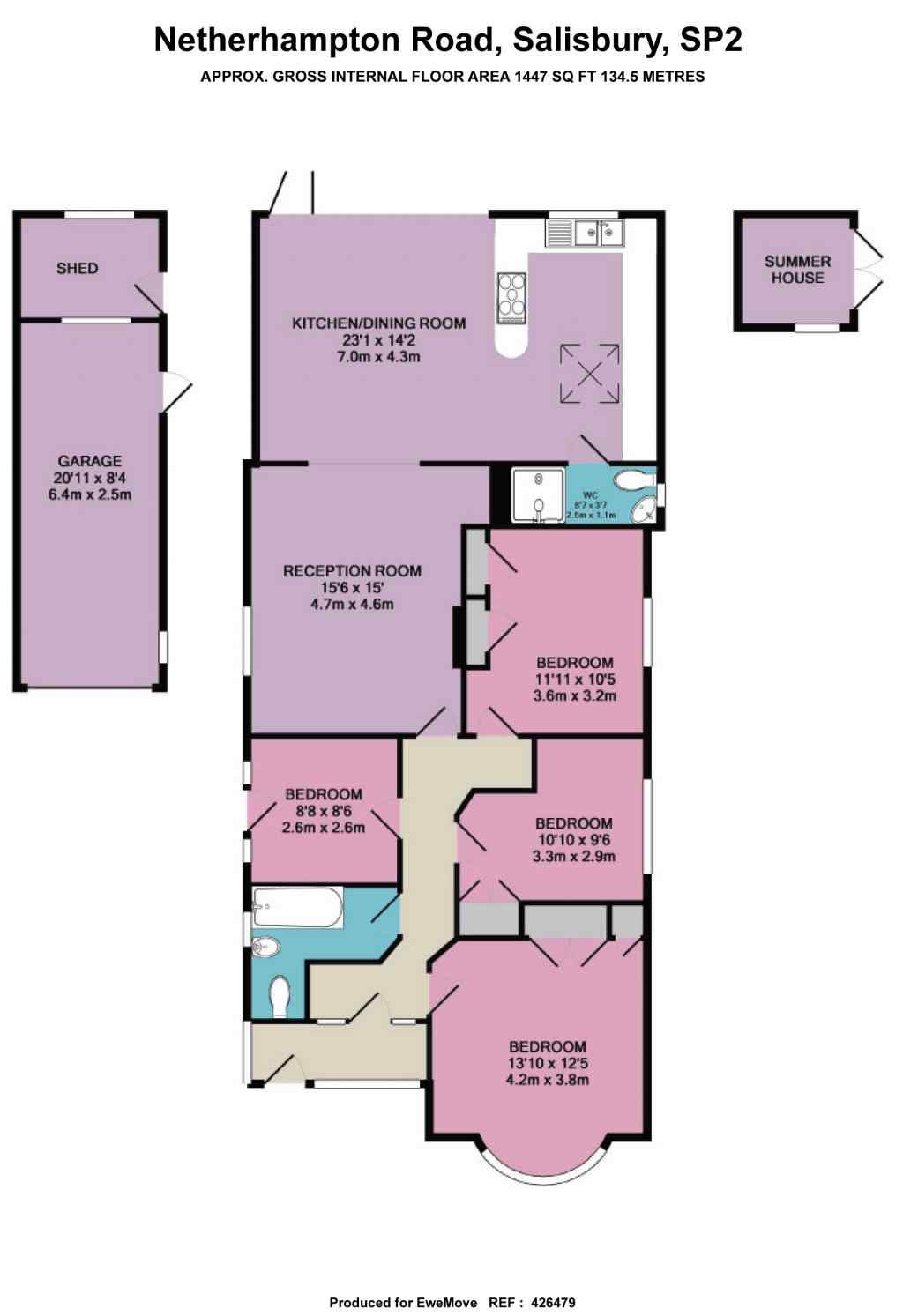 4 Bedrooms Bungalow for sale in Netherhampton Road, West Harnham, Salisbury SP2
