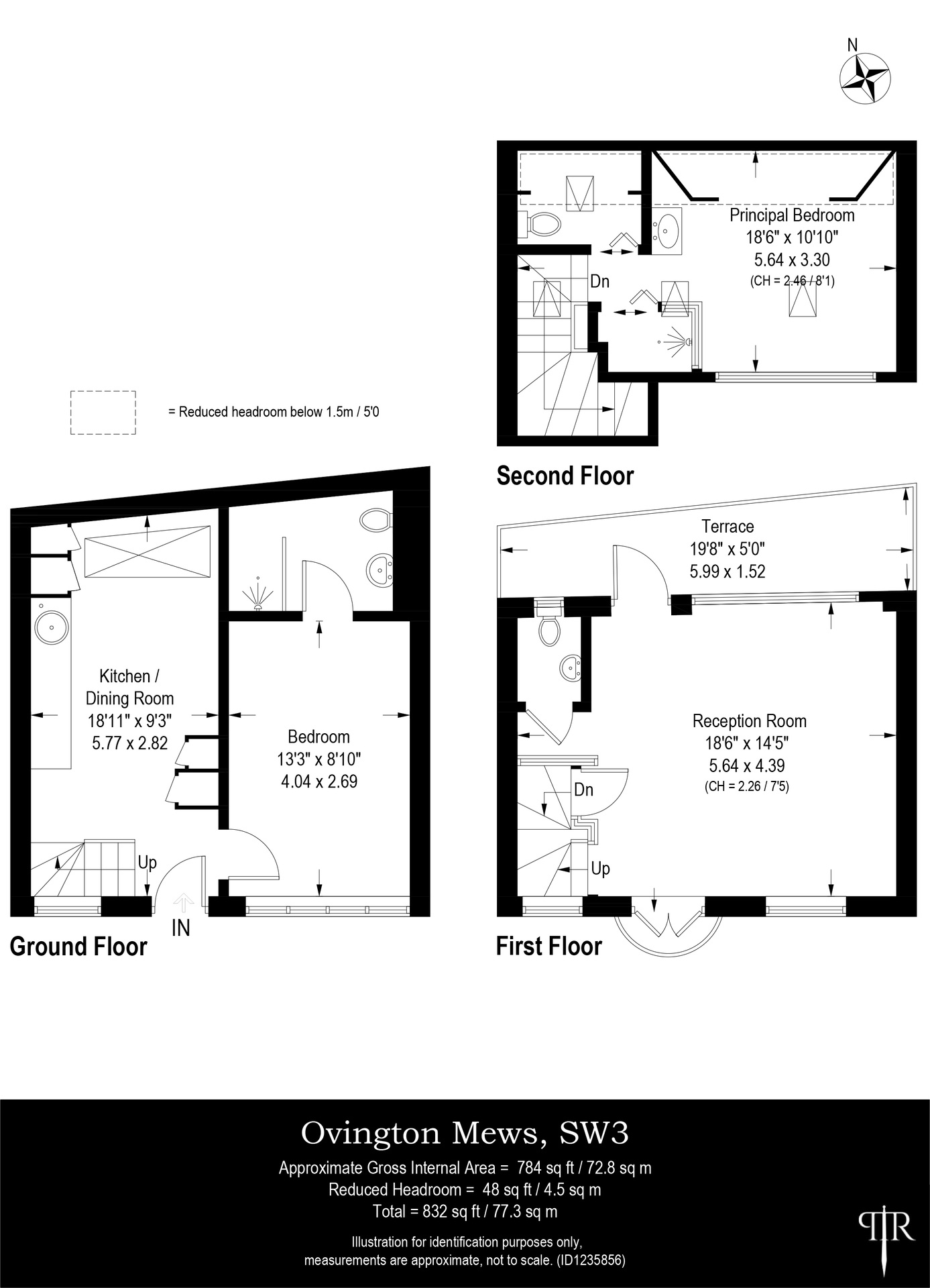 17 & 18 Ovington Mews, London floorplan
