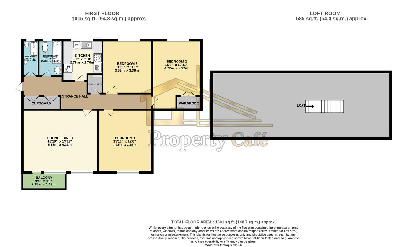 Flat 8 Drake House, Birkdale, Bexhill-on-Sea floorplan