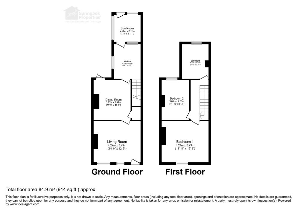 5, Robus Terrace Canterbury Road, Lyminge, Folkestone floorplan