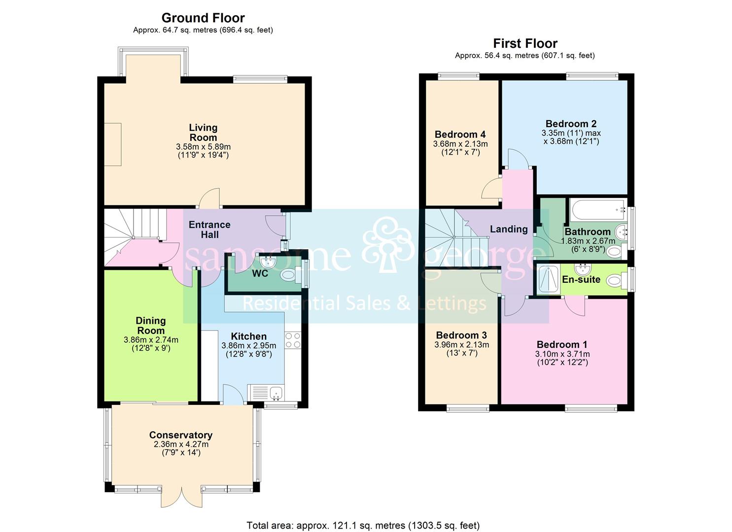 4 Bedrooms Link-detached house for sale in Devonshire Gardens, Tilehurst, Reading RG31