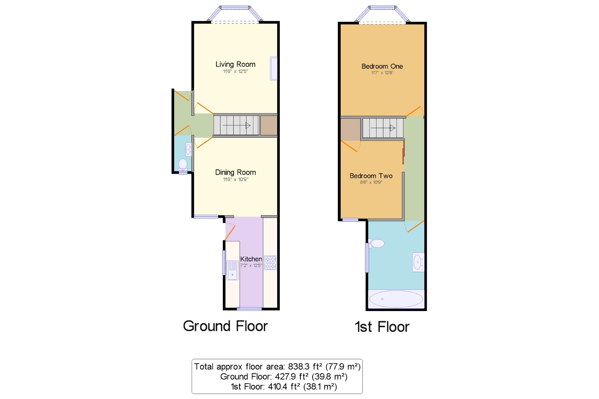 2 Bedrooms Semi-detached house for sale in Salisbury Road, Langton Green, Kent TN3