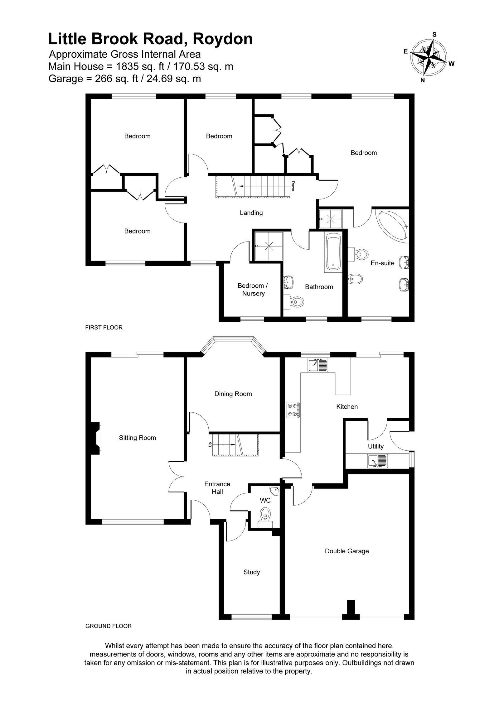 16, Little Brook Road, Roydon floorplan