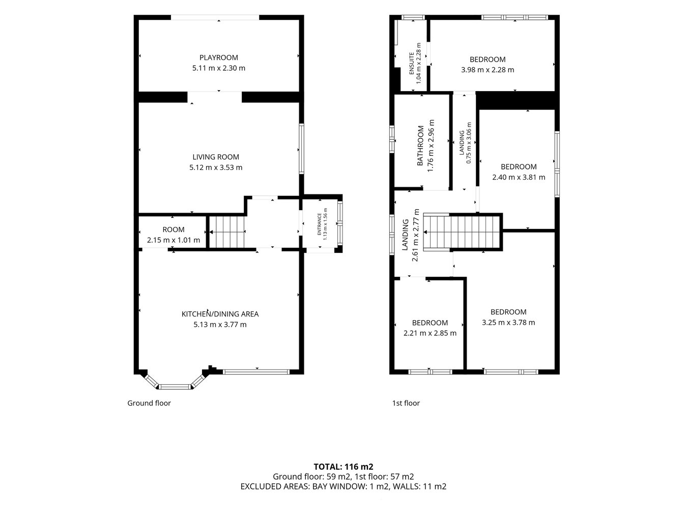134, Brunel Avenue, Nottingham floorplan