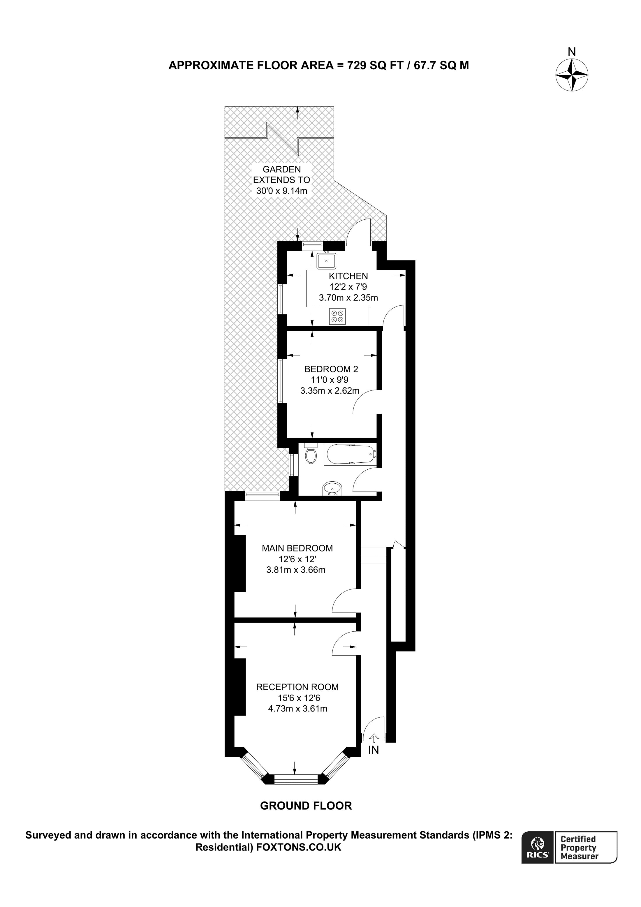 Albert Road, Bounds Green, London N22, 2 bedroom property to rent