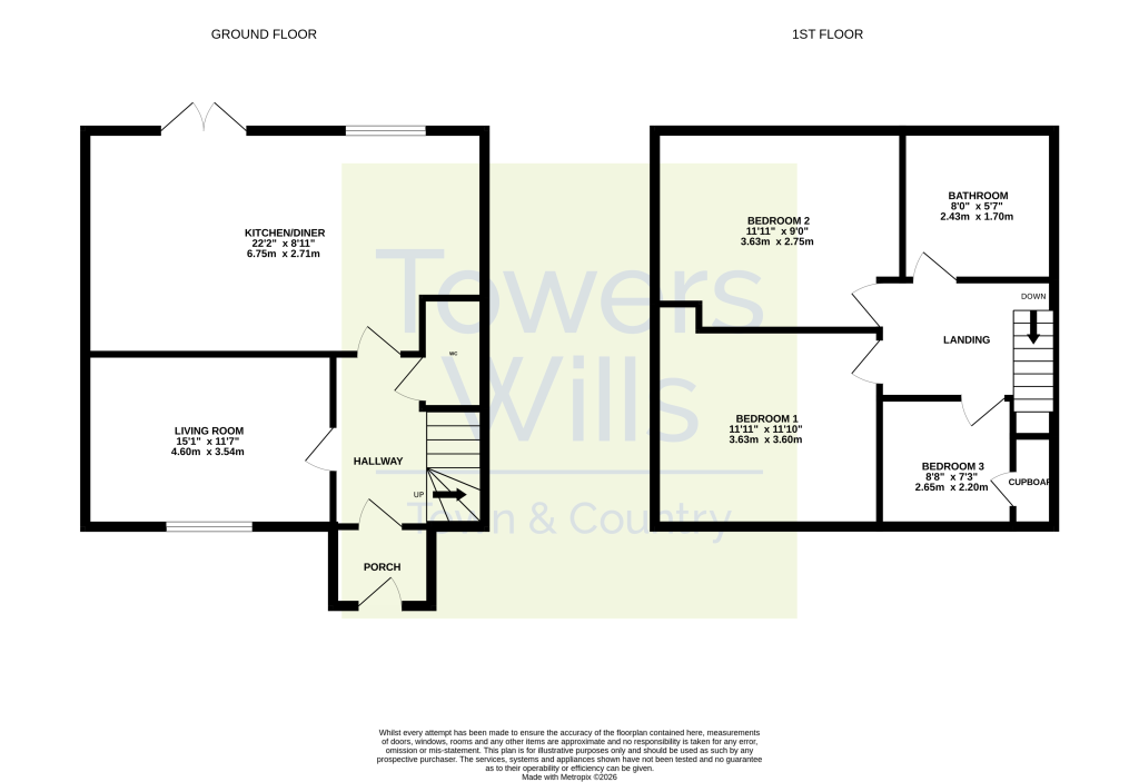 84, Freedom Avenue, Yeovil floorplan